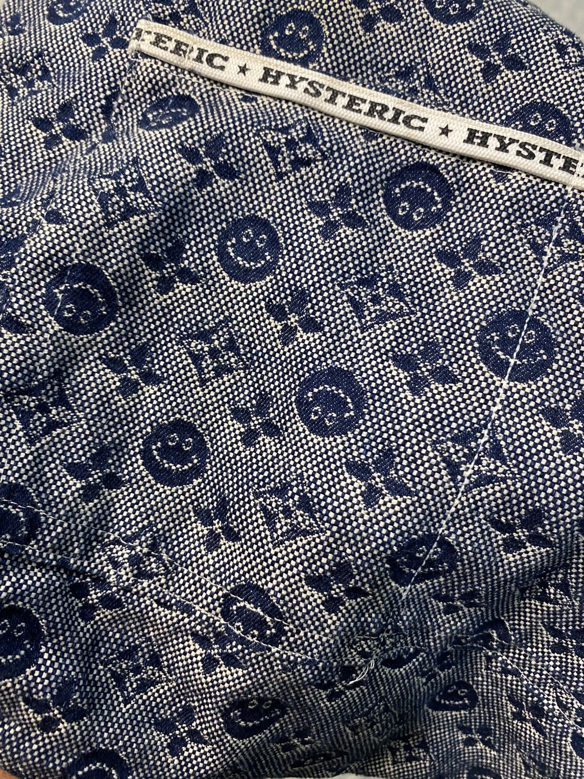 Hysteric Glamour Hysteric Glamour denim monogram tote bag smile repeating Size ONE SIZE - 10 Thumbnail