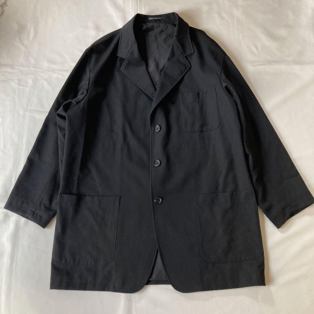 Yohji Yamamoto Yohji Yamamoto PourHomme 24aw Blouson Tailored Jacket Size US L / EU 52-54 / 3 - 2 Thumbnail