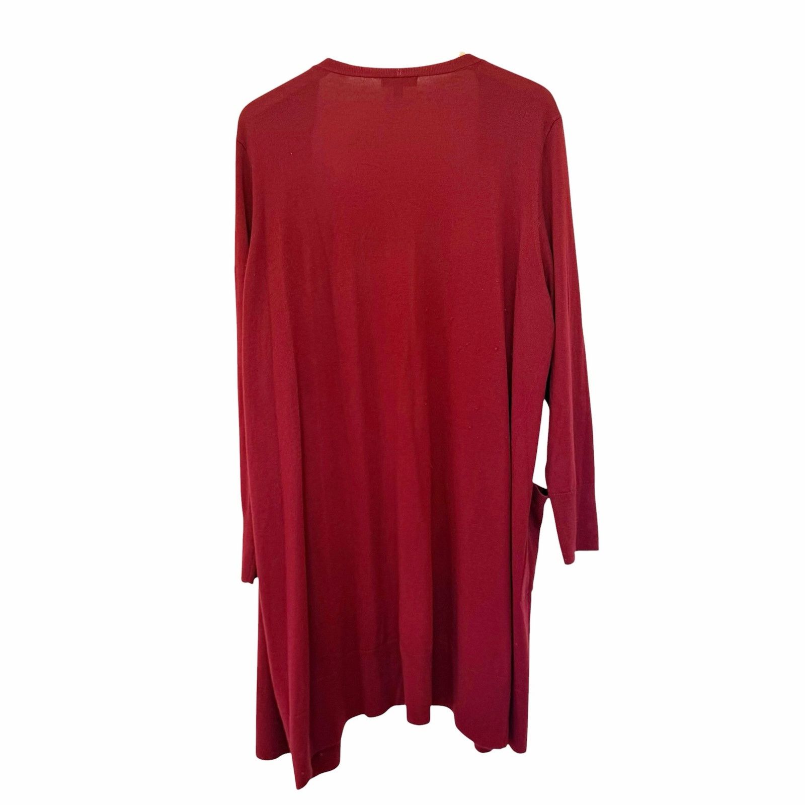 Other Universal Standard Red Wool Blend Long Line Cardigan Sz M Size M / US 6-8 / IT 42-44 - 4 Thumbnail
