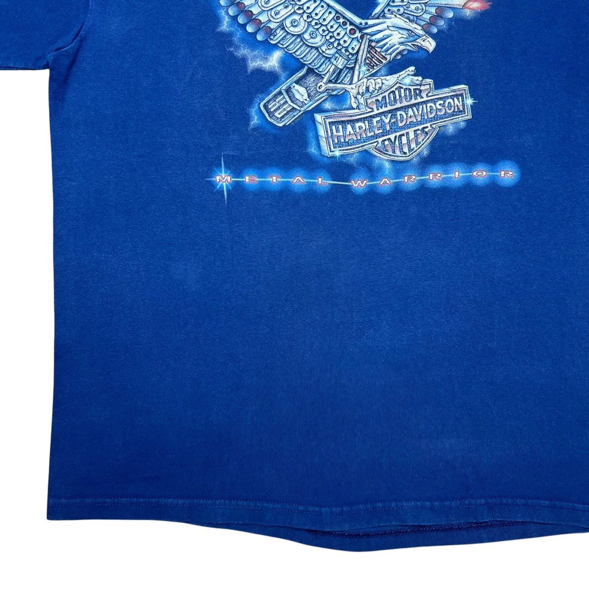 Harley Davidson 1998 Harley Davidson Metal Warrior Eagle Motorcycle T-Shirt Size US L / EU 52-54 / 3 - 6 Thumbnail