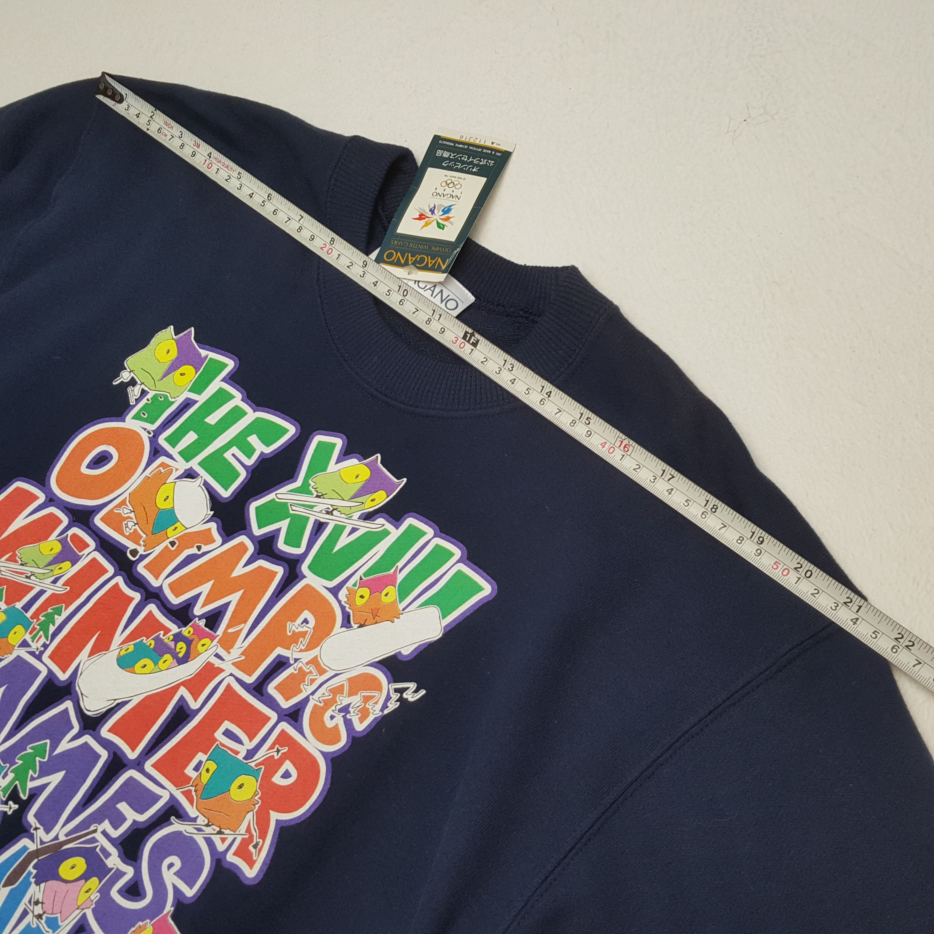 USA Olympics × Vintage OLYMPICS NAGONA 1998 Promo Style Vintage Sweatshirt Size US M / EU 48-50 / 2 - 4 Thumbnail