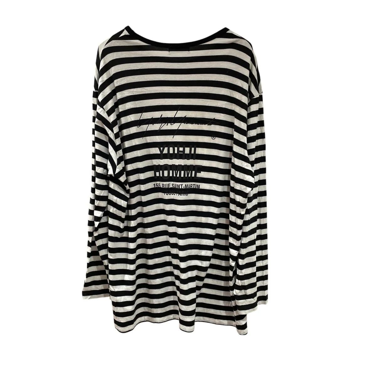 Yohji Yamamoto yohji yamamoto pour homme white x black cotton shirt Size US L / EU 52-54 / 3 - 2 Thumbnail