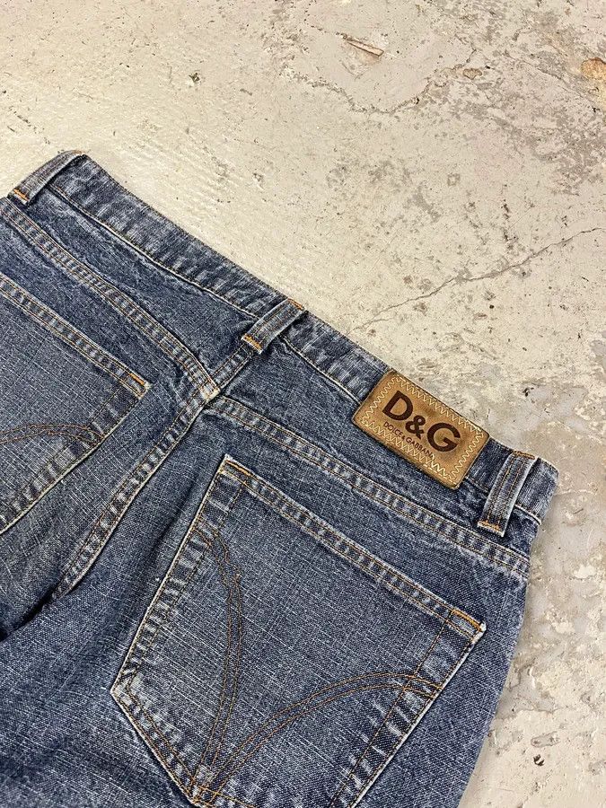 Dolce & Gabbana 2000s Dolce & Gabbana Raw Blue Denim Jeans Size US 31 - 9 Thumbnail