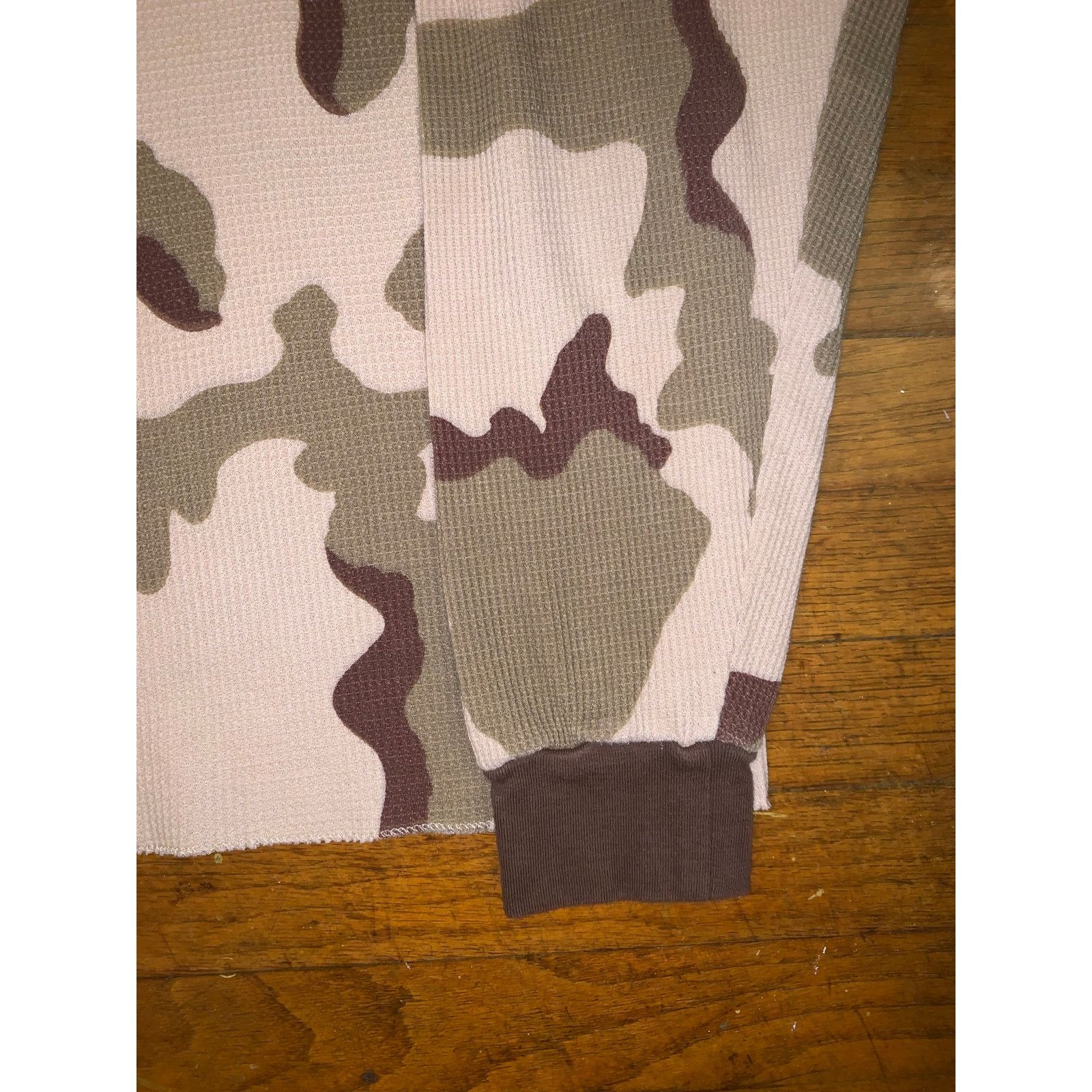 Rothco Beige Sand Camo Army Thermal Shirt Large XL Size US L / EU 52-54 / 3 - 4 Thumbnail