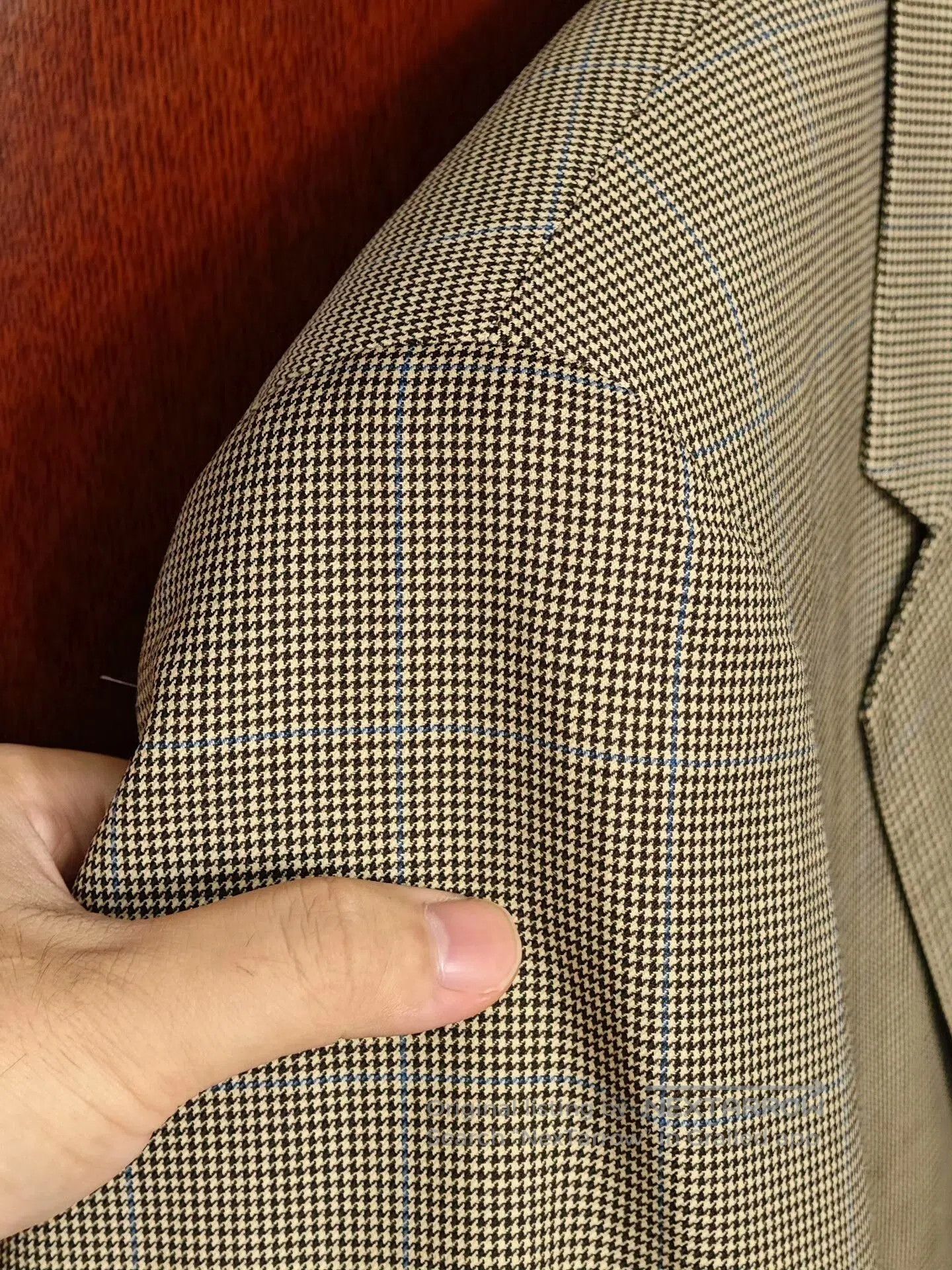 Japanese Brand Custom Italian Wool Blend Suit Jacket. Size US L / EU 52-54 / 3 - 3 Thumbnail