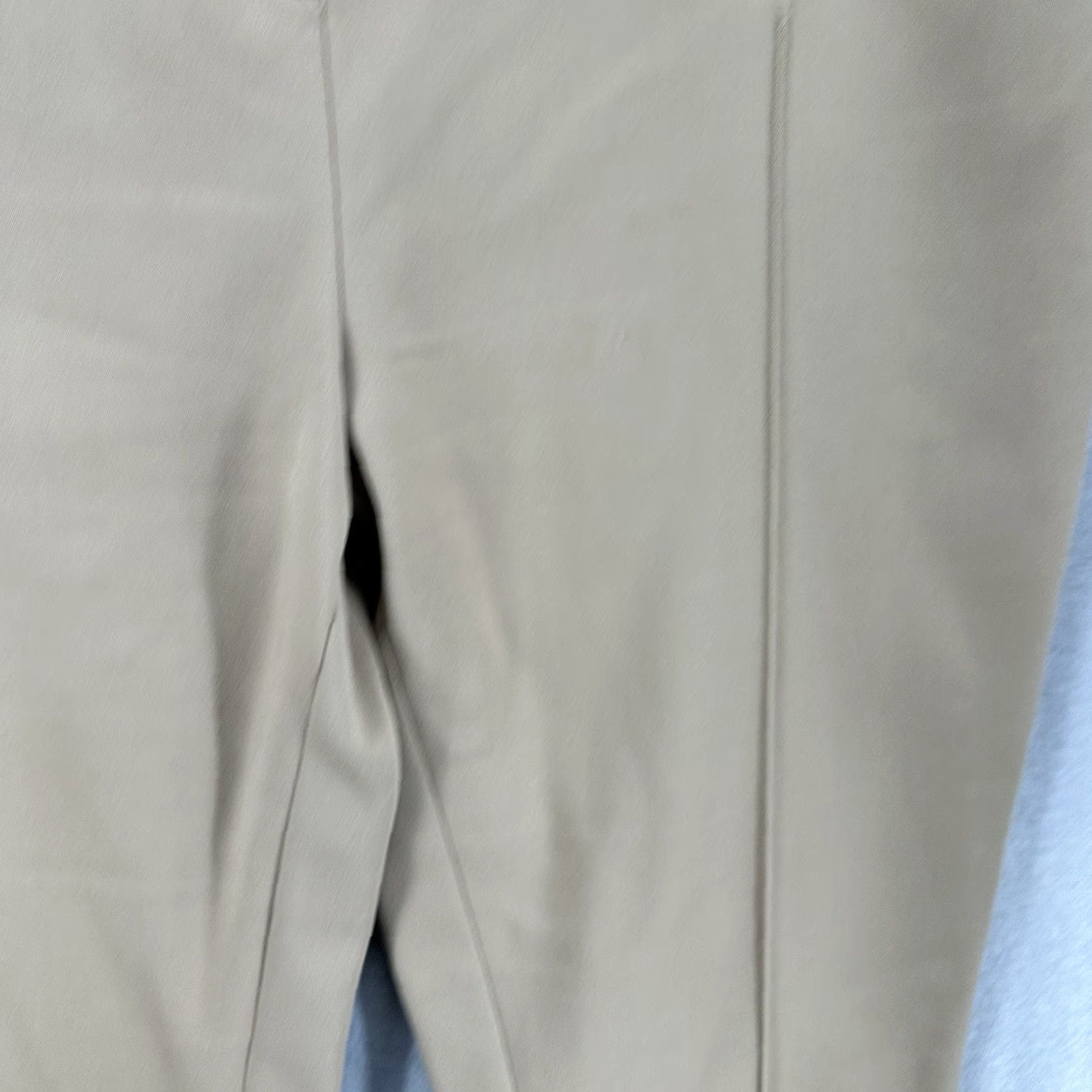 Akris Akris Women's Pants Size 10 Beige Cotton Blend Career Casual Slim Straight Ankle Lawyer Workwear Size 32" / US 10 / IT 46 - 5 Thumbnail
