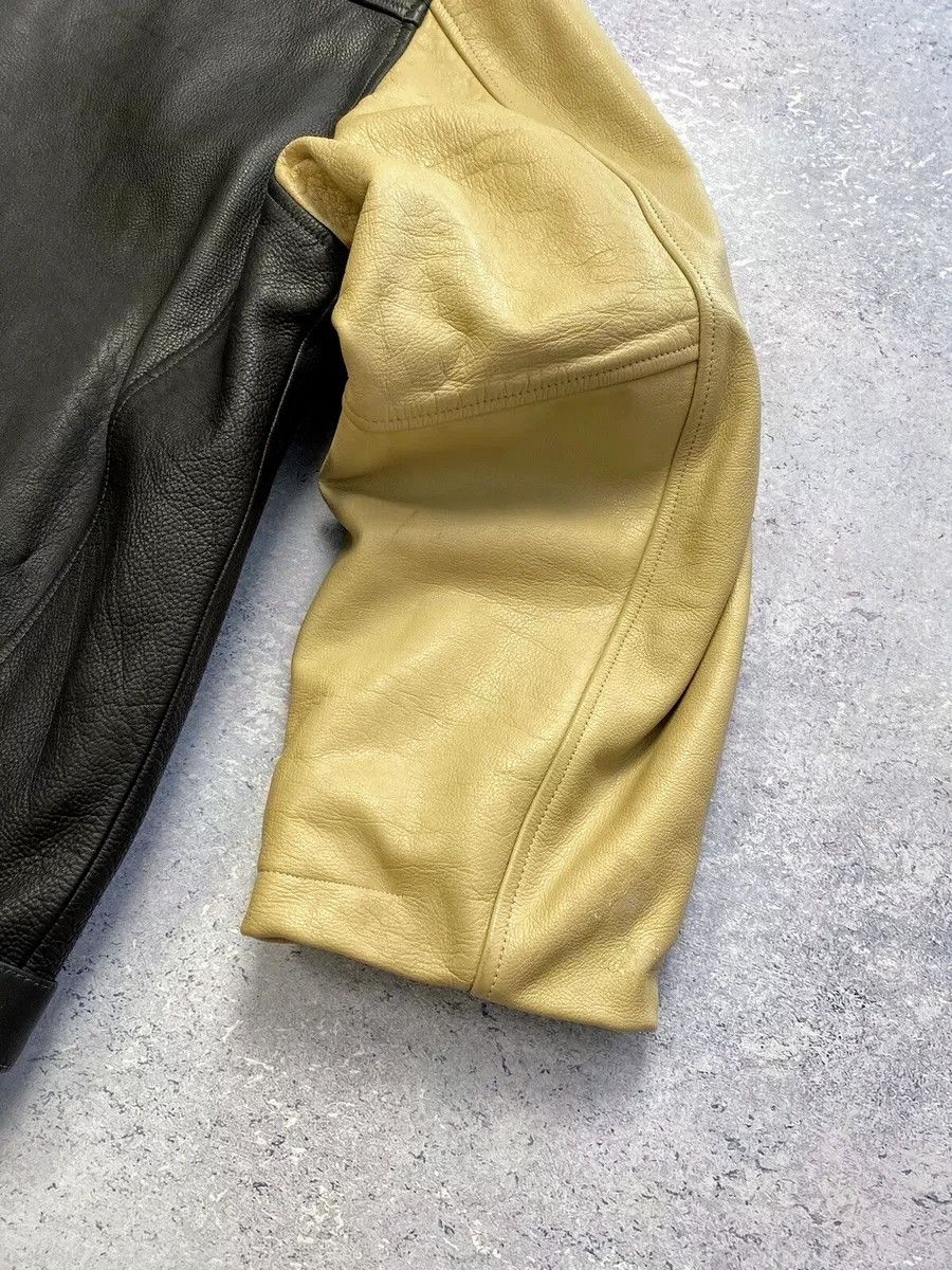 Tommy Hilfiger 🔥🔥 TOMMY HILFIGER Vintage Leather Jacket Rare Size US L / EU 52-54 / 3 - 10 Thumbnail