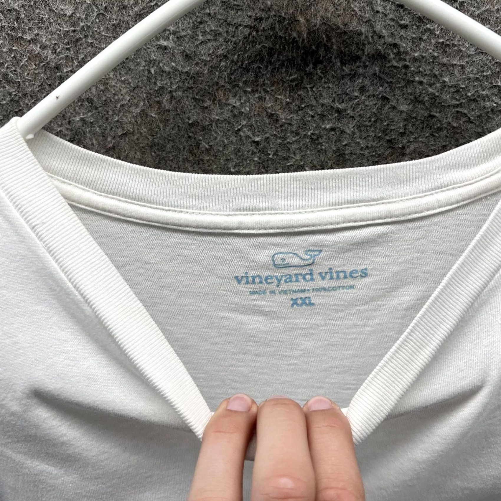 Vineyard Vines Vineyard Vines Shirt Mens 2XL White Floral Whale Pocket Tee Tagless Casual Shirt Size US XXL / EU 58 / 5 - 2 Thumbnail