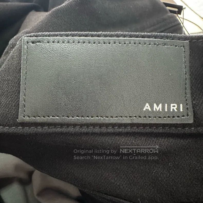Amiri Amiri Size 30 Black trousers Size US 30 / EU 46 - 5 Thumbnail