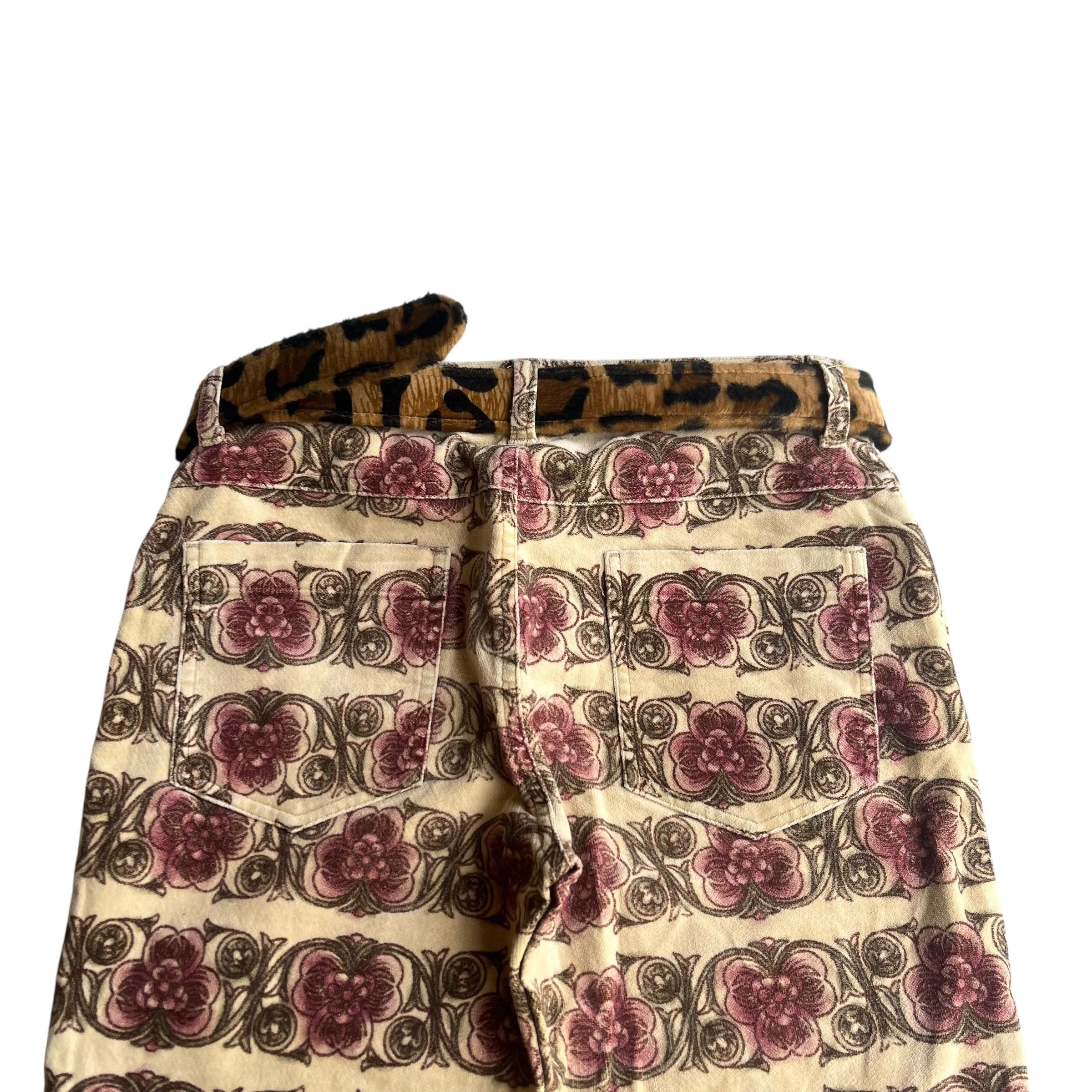 Japanese Brand Algonquins Floral Printed Hysteric Style Size US 28 / EU 44 - 6 Thumbnail