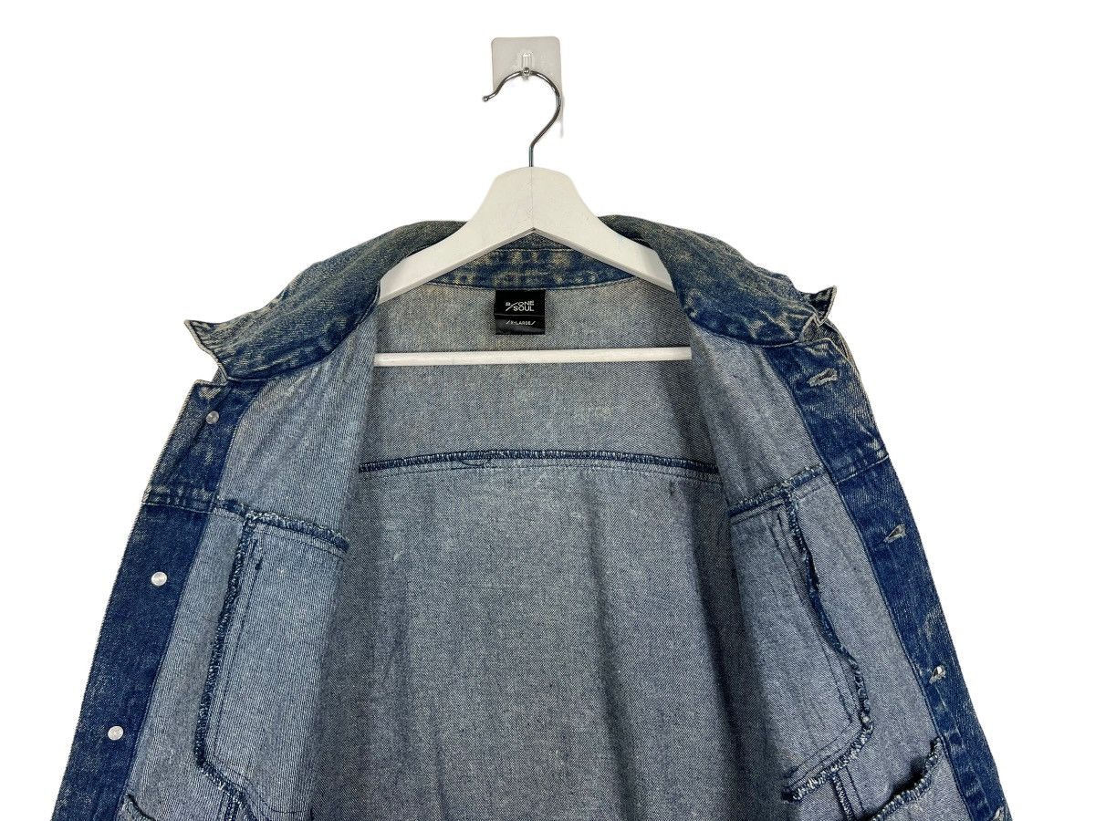 Japanese Brand 🔥 B ONE SOUL DYED DENIM TRUCKER JACKET Size US M / EU 48-50 / 2 - 11 Thumbnail