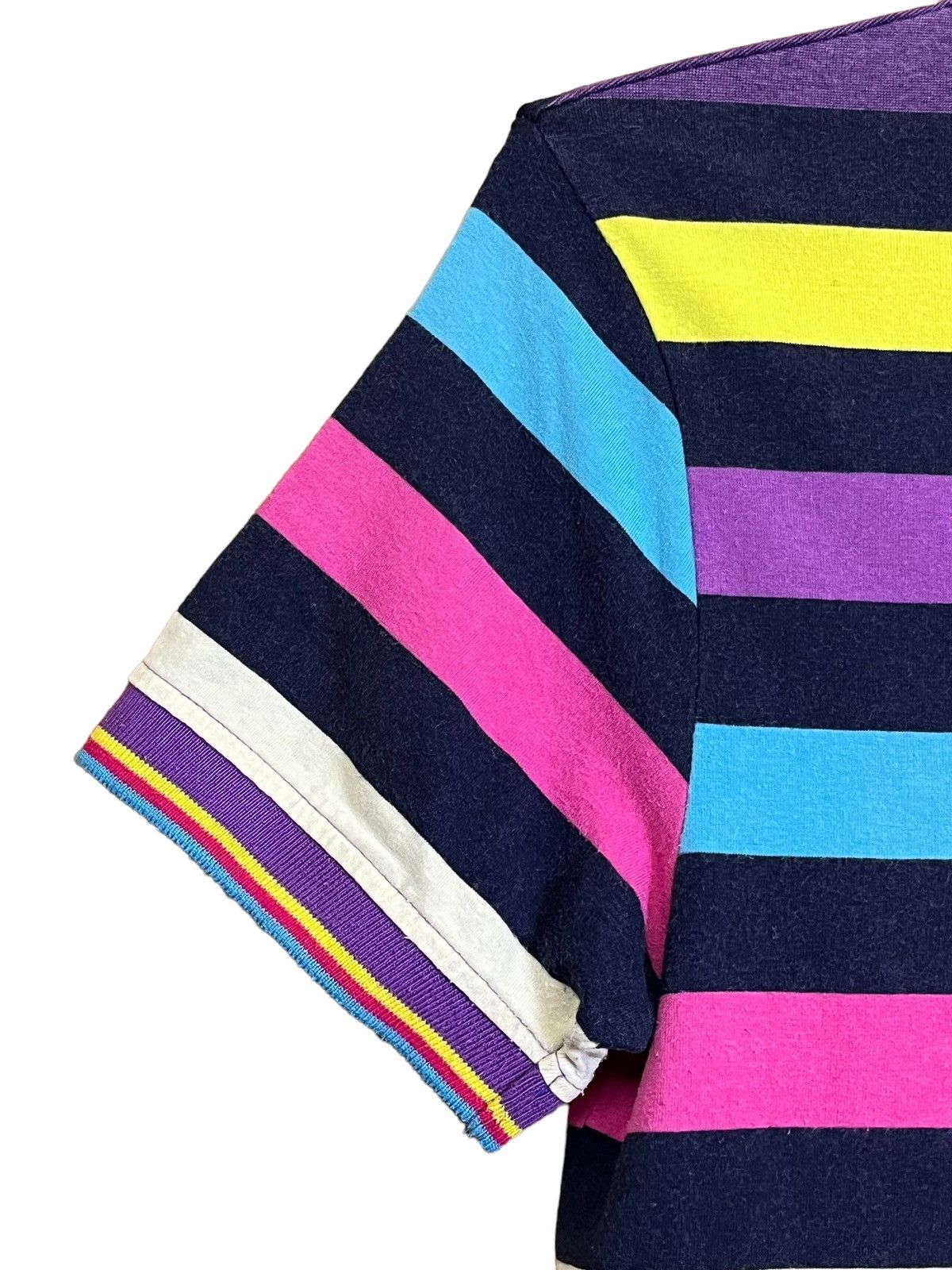 Dolce & Gabbana NICE🔥DOLCE & GABBANA STRIPED POLO SHIRT Size US XS / EU 42 / 0 - 6 Thumbnail