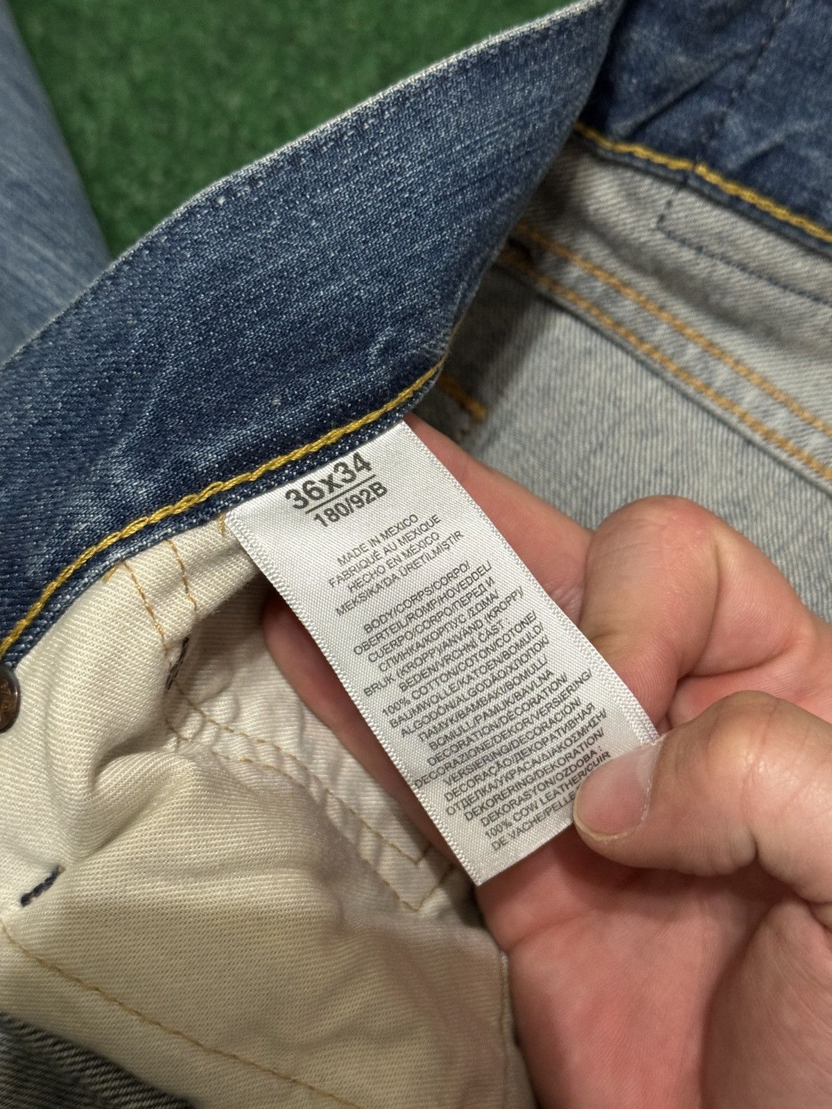 Polo Ralph Lauren Polo Ralph Lauren Hampton Relaxed Straight Jeans 36x34 Denim Size US 36 / EU 52 - 10 Thumbnail