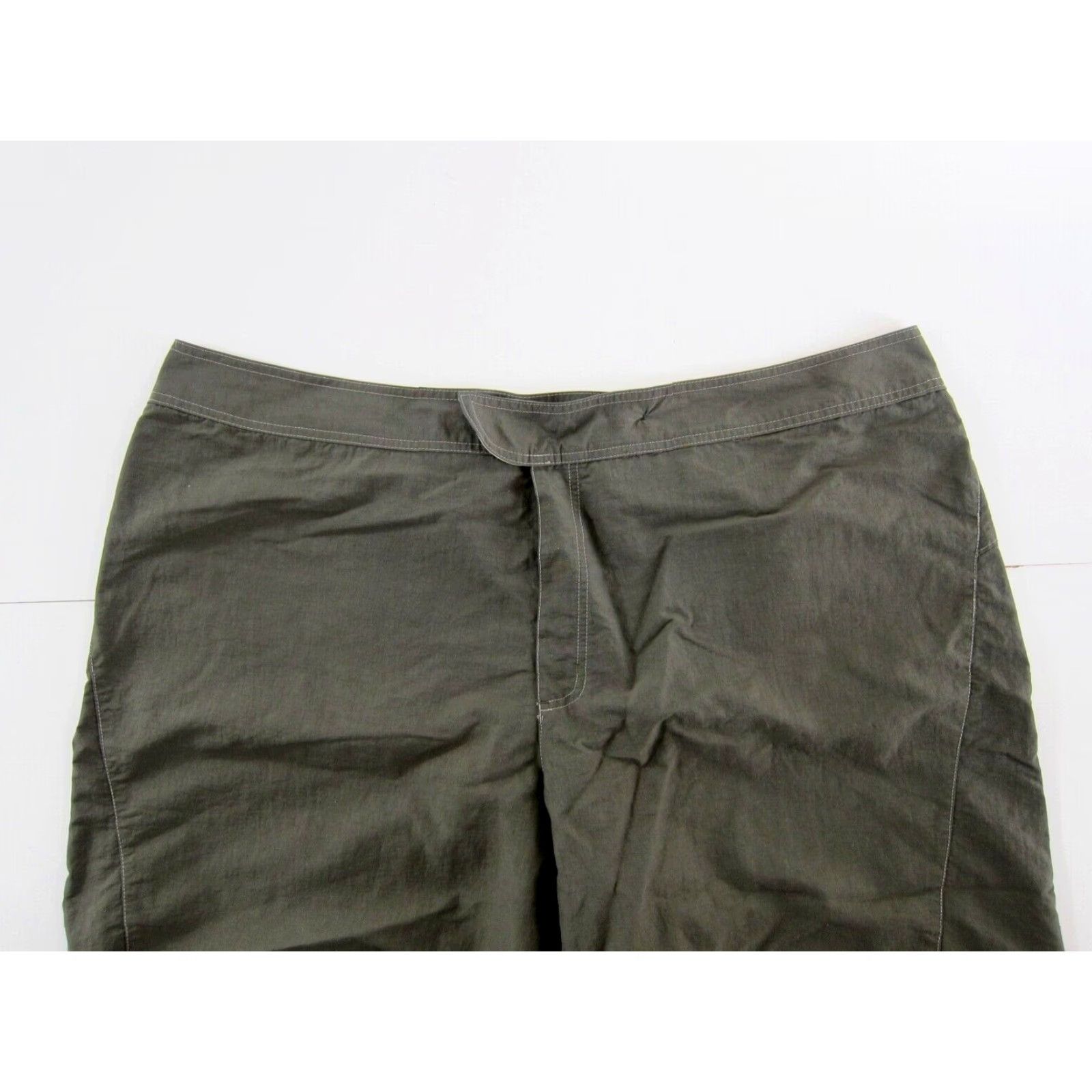 Vintage Columbia 100% Nylon Army Green Pocket Swim Trunk Surf Board Short Men 44 Size US 44 / EU 60 - 3 Thumbnail