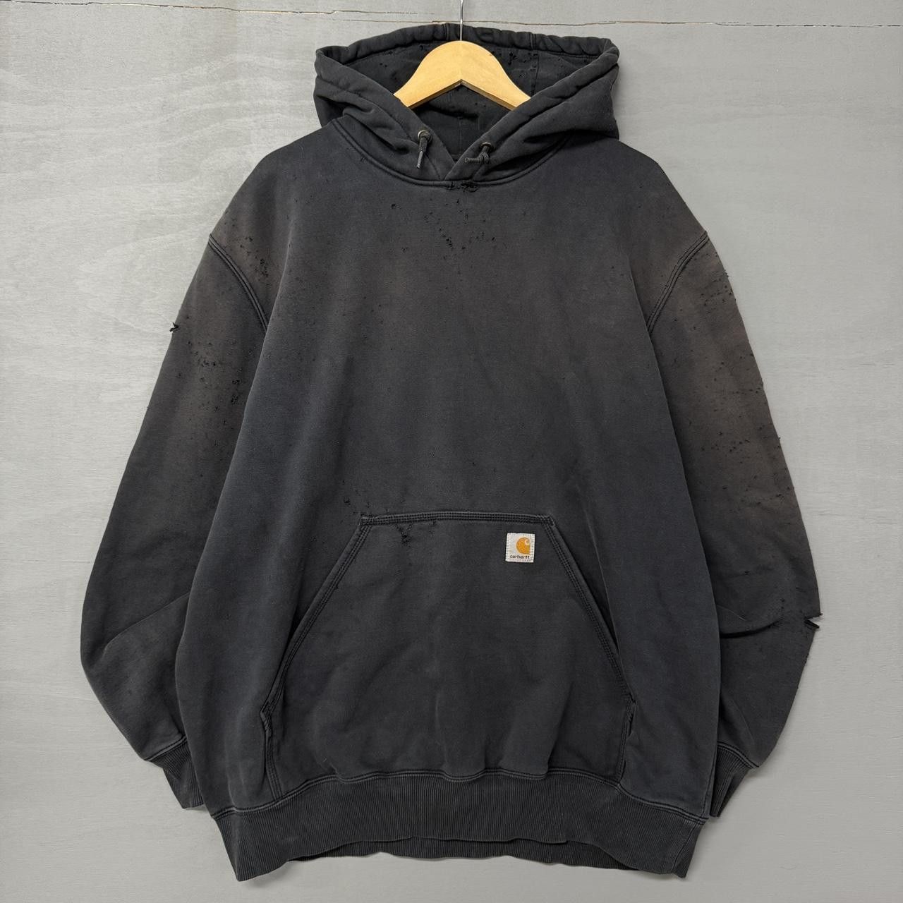 Carhartt Vintage Carhartt Faded and Distressed Defender Hoodie XL Size US XL / EU 56 / 4 - 1 Thumbnail