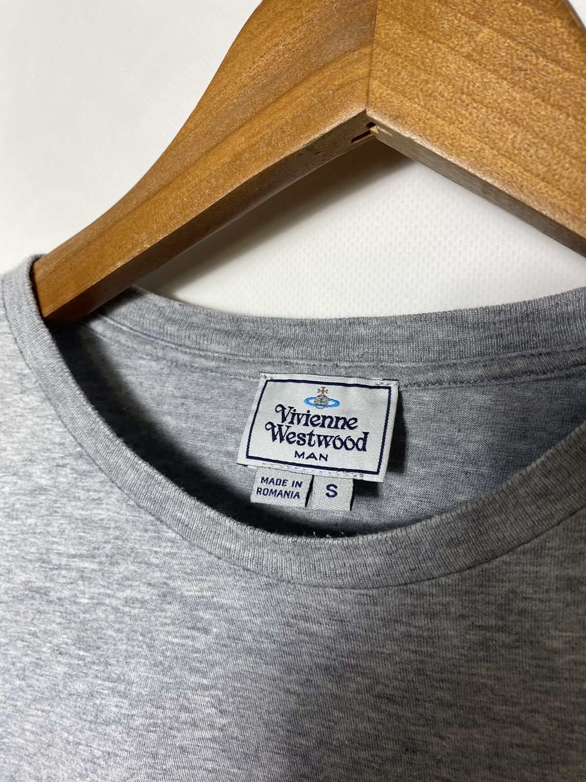 Vivienne Westwood Vivienne Westwood Small Logo Classic Grey T-shirt Tee Size US S / EU 44-46 / 1 - 5 Thumbnail