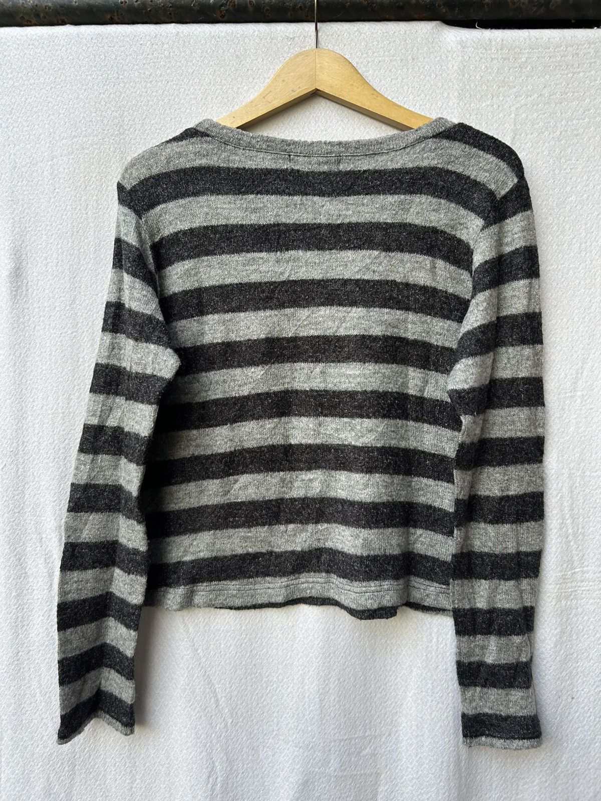 Japanese Brand Japanese Pom Ponetta Knitwear Mohair Stripe Styled Size US M / EU 48-50 / 2 - 2 Thumbnail