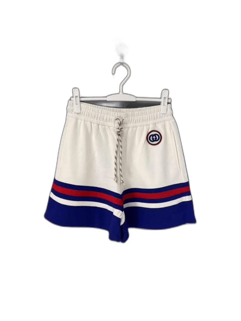 Gucci gucci red blue striped knit shorts Size US 30 / EU 46 - 1 Thumbnail