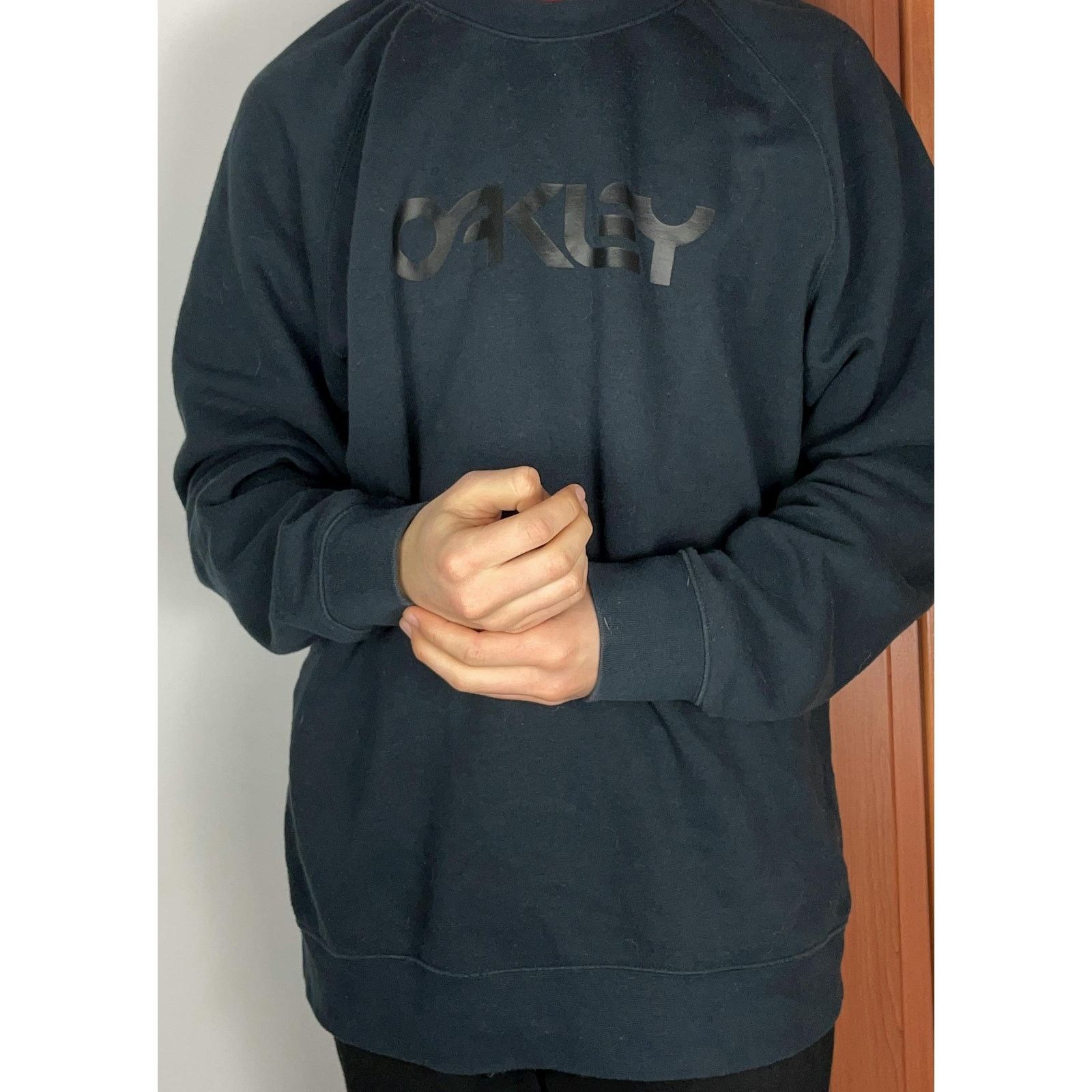 Oakley Oakley Men's Black Cotton Fleece Lined Logo Sweatshirt Large Size US L / EU 52-54 / 3 - 2 Thumbnail