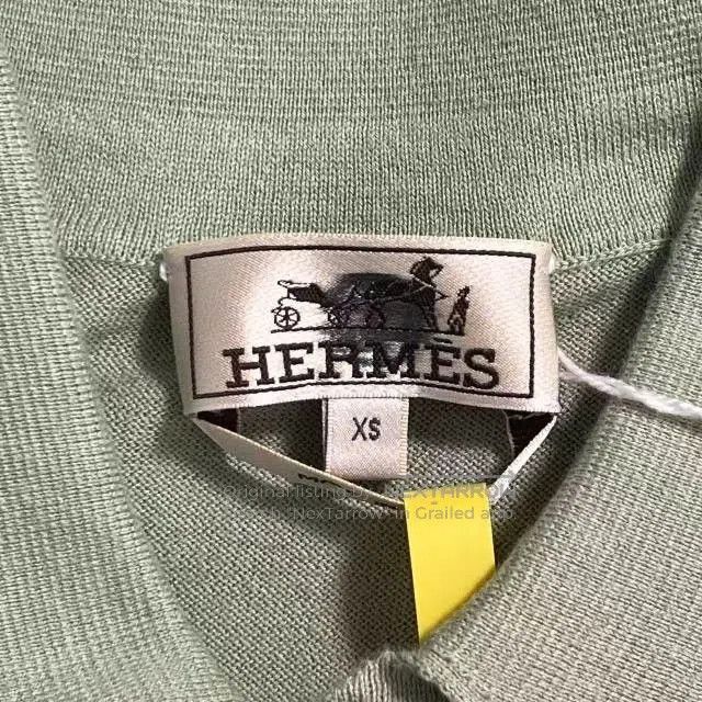 Hermes HERMES Men's Short Sleeve Knitwear. Size US XS / EU 42 / 0 - 5 Thumbnail
