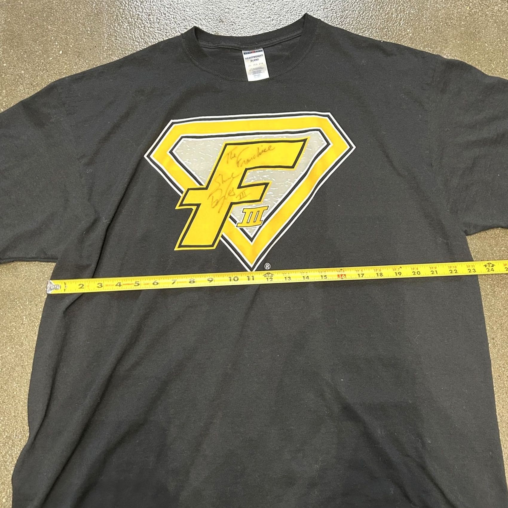 Jerzees Nike Shirt Mens 2XL Black Jerzees F Logo Graphic Tee T-Shirt Size US XXL / EU 58 / 5 - 5 Thumbnail