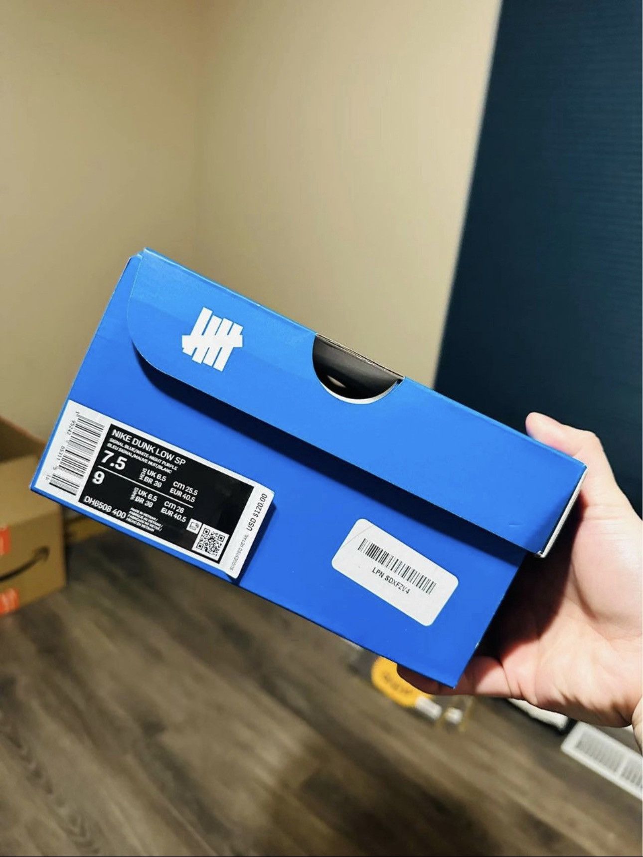 Nike × Undefeated Nike Dunk Low x Undefeated 5 on it af1 Size US 7.5 / EU 40-41 - 6 Thumbnail