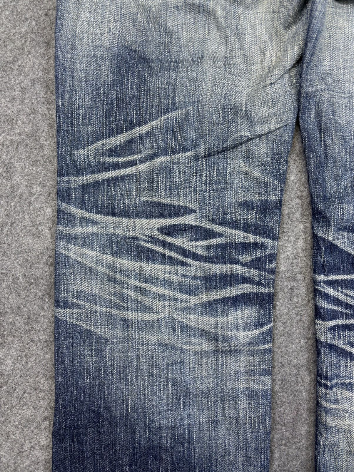 Edwin 💥Thrashed💥Sick Edwin Raw Fades Bush Denim F940 Size US 32 / EU 48 - 16 Thumbnail