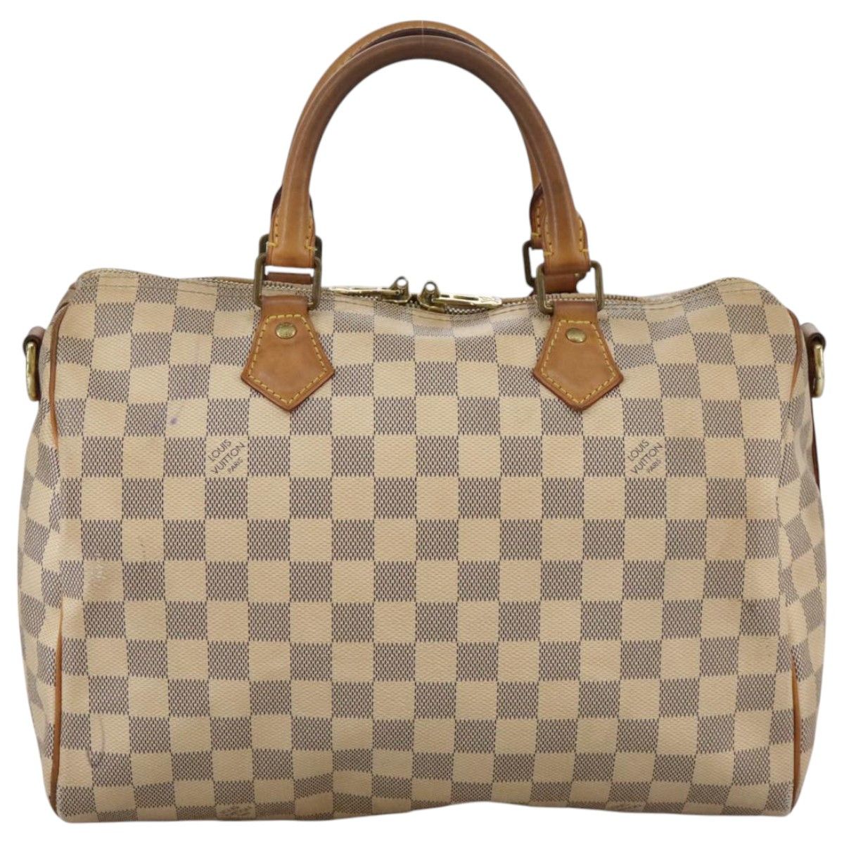 Louis Vuitton Speedy 30 Beige Canvas Handbag (Pre-Owned) Size ONE SIZE - 1 Thumbnail