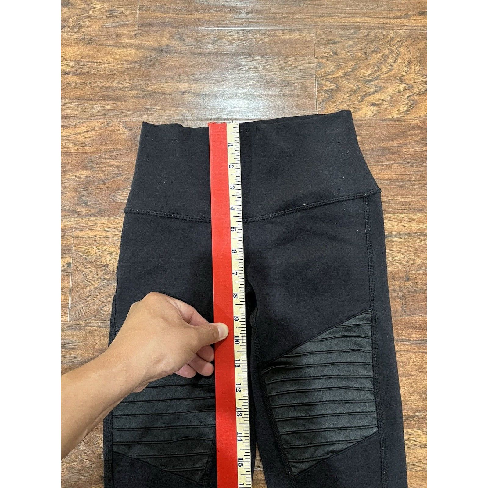 Alo Alo Leggings Womens XSmall Black High WaistedYoga Matte Mesh Size 24" / US 00 / IT 34 - 5 Thumbnail