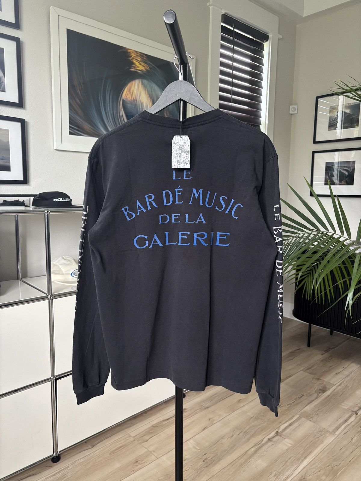 GALLERY DEPT - XXL FRENCH LOGO LONG SLEEVE MUSIC TEE
