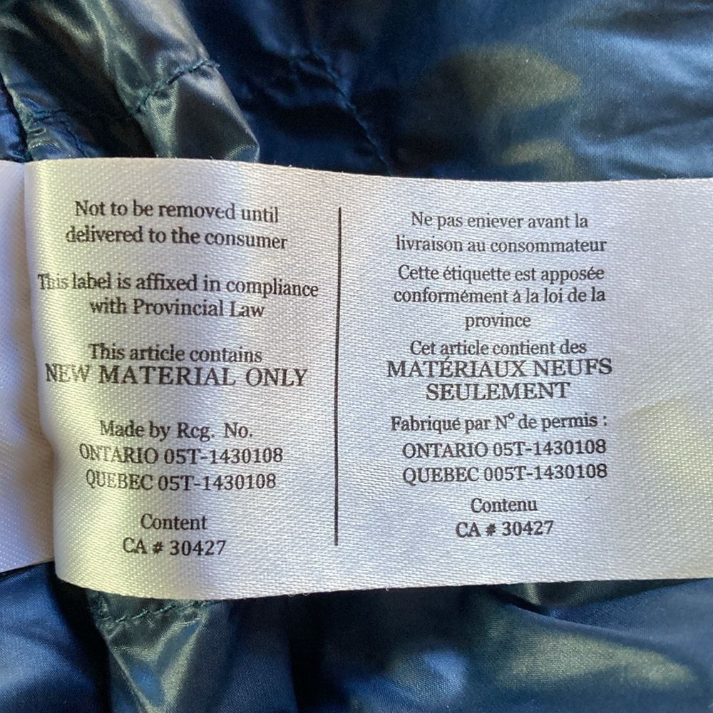 Add Add Italy Down Jacket Womens Size M Navy Blue Zip & Snap A S Size M / US 6-8 / IT 42-44 - 14 Thumbnail