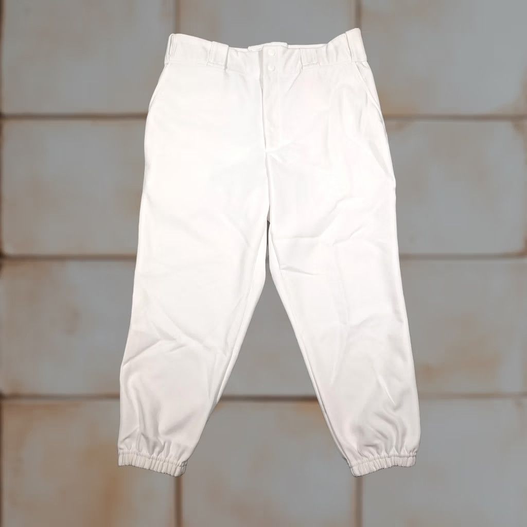 Vintage VINTAGE Honig's Baseball Pants Mens 38x24 White Knicker Jogger Made In USA Elastic Cuff Size US 38 / EU 54 - 1 Thumbnail