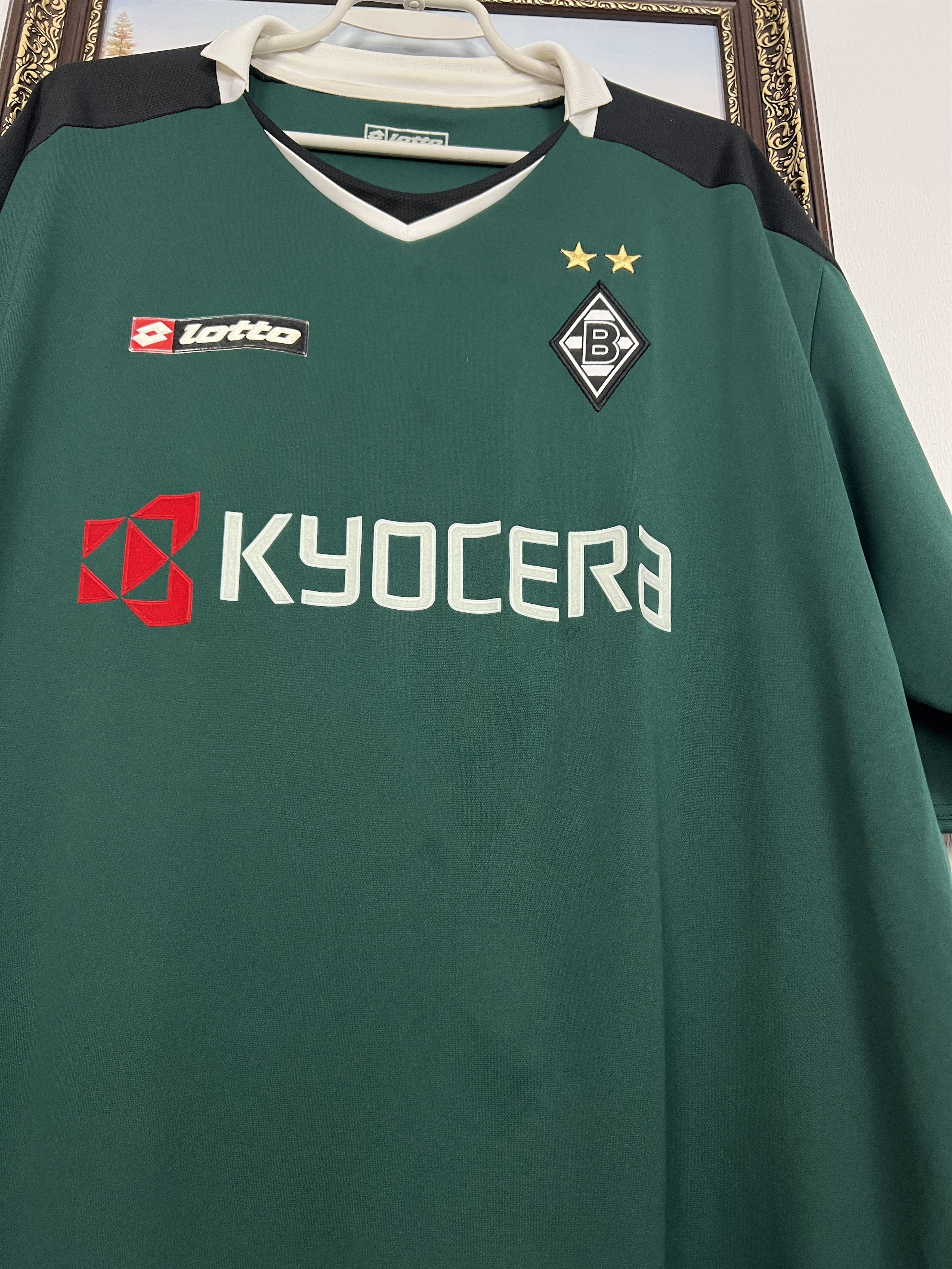Lotto Sport Monchengladbach football shirt Soccer #10 Rosler Jersey 3XL Size US XXL / EU 58 / 5 - 6 Thumbnail