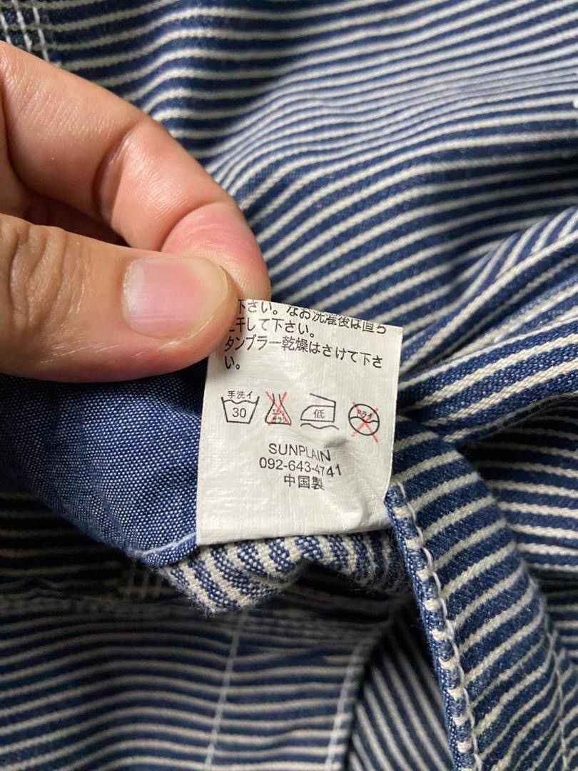 Japanese Brand 🔥 UNION MADE Hickory Stripes Pants 🔥 (136) Size US 33 - 4 Thumbnail