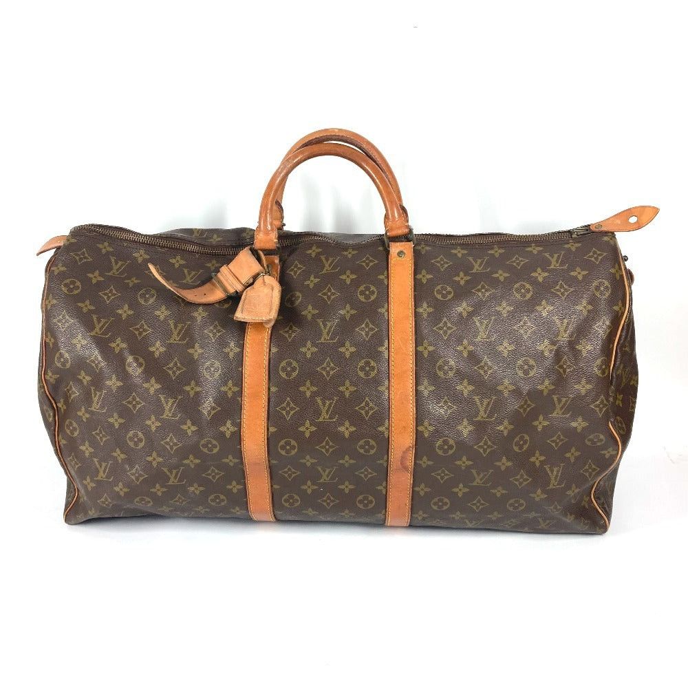 Louis Vuitton Louis Vuitton M41422 Monogram Keepall 60 Briefcase Travel Bag Boston Canvas Unisex Brown Size ONE SIZE - 1 Thumbnail