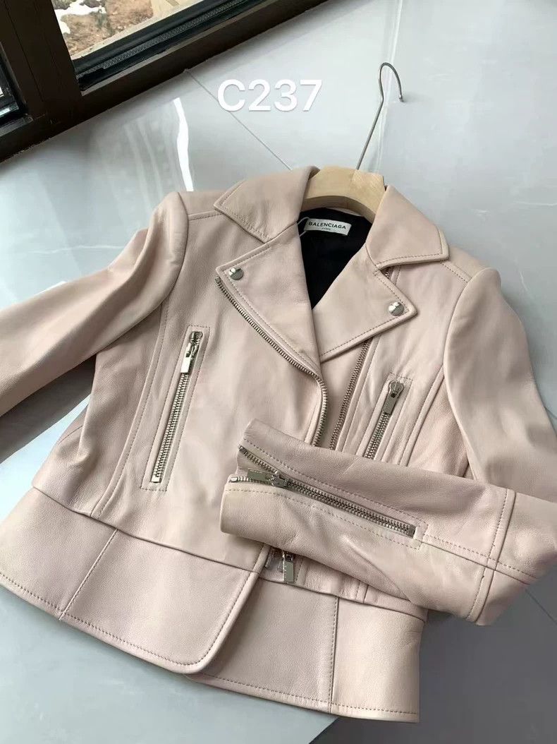 Balenciaga Balenciaga Zip Leather Jacket Size 36-dmc Size US S / EU 44-46 / 1 - 1 Thumbnail