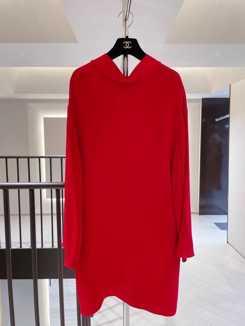Valentino Valentino Big red dress dress Size XXS / US 00 / IT 34 - 2 Thumbnail