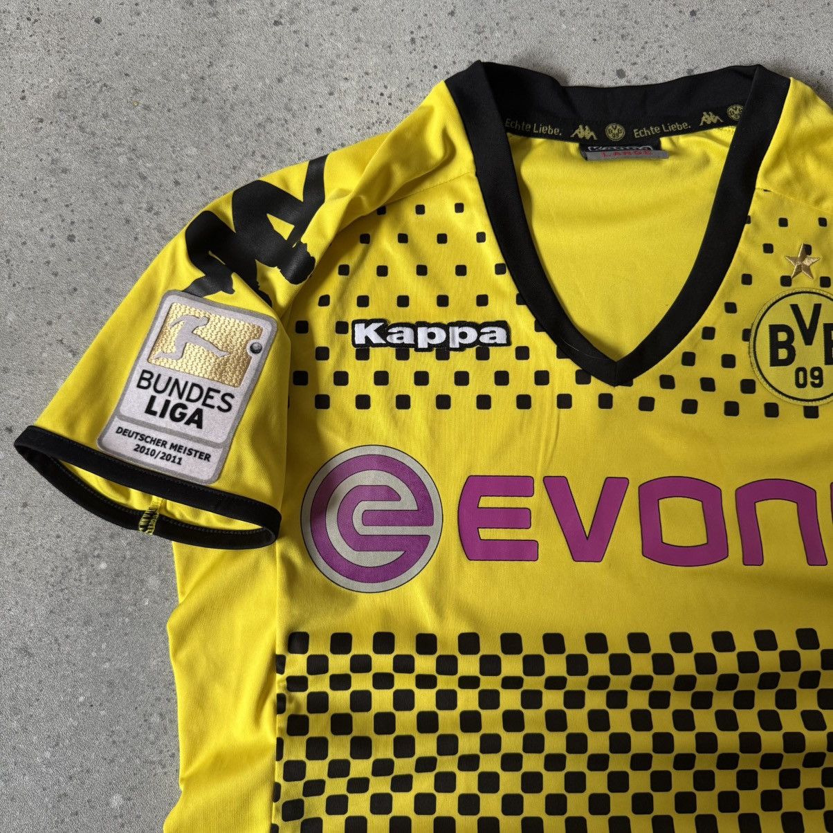 Kappa 2010/2011 Borrusia Dortmund Mario Gotze Kappa Soccer Jersey Size US L / EU 52-54 / 3 - 3 Thumbnail