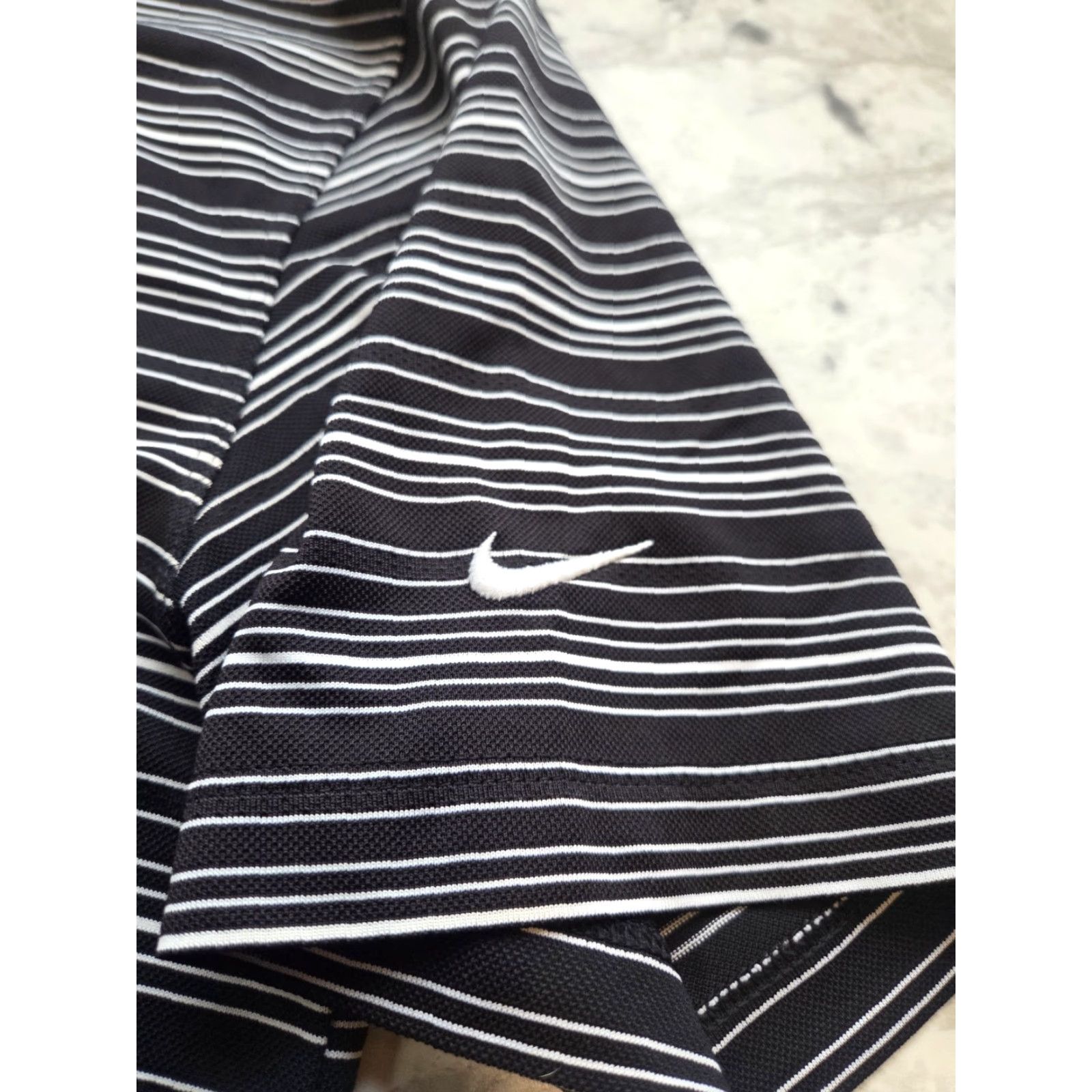 Nike Nike Golf Polo Shirt Men M Black White Striped Dri-FIT Short Sleeve Shirt Size US M / EU 48-50 / 2 - 3 Thumbnail