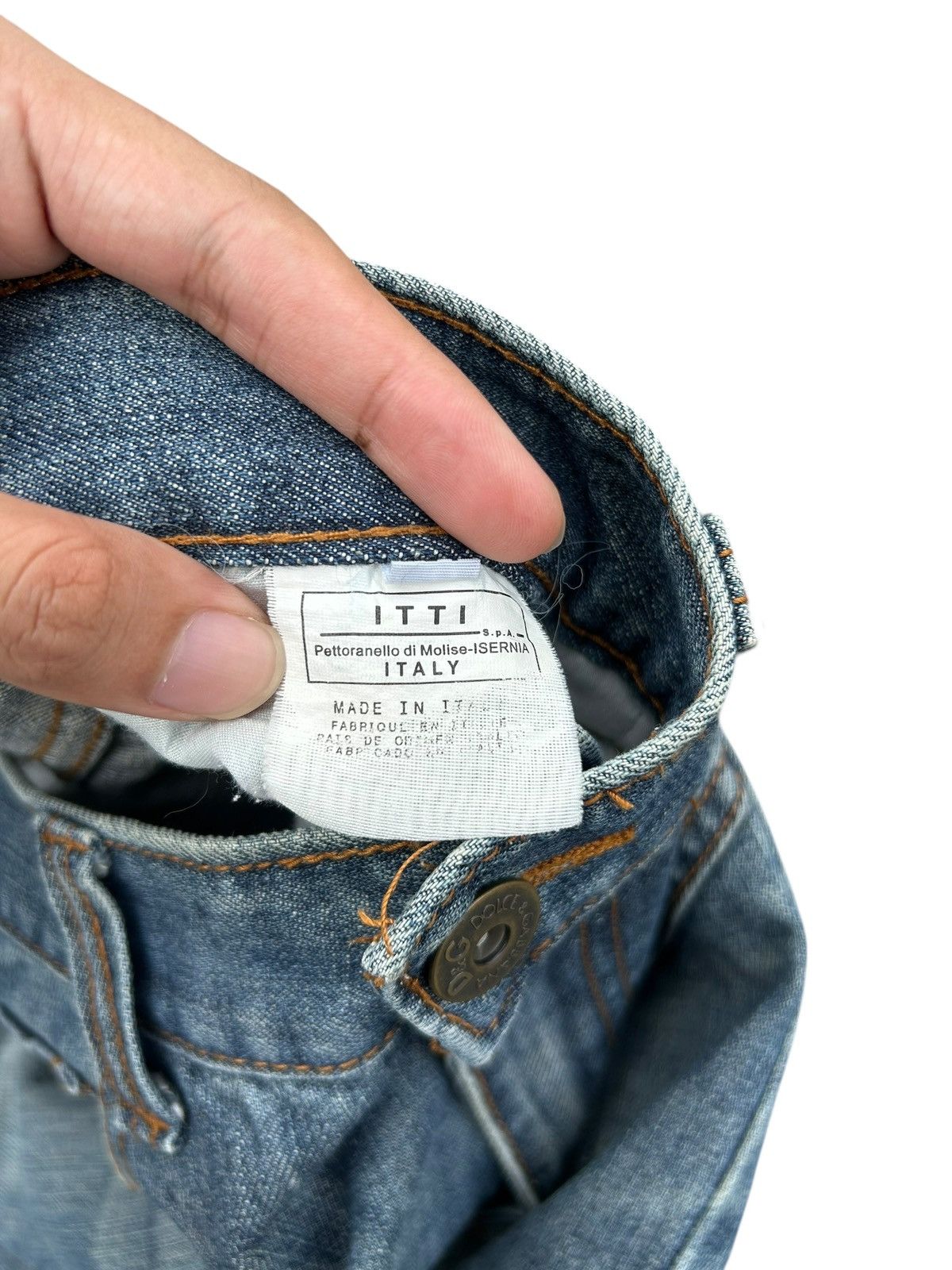 Dolce & Gabbana Dolce & Gabbana Vintage Punk Style Distressed Denim jeans Size US 30 / EU 46 - 8 Thumbnail