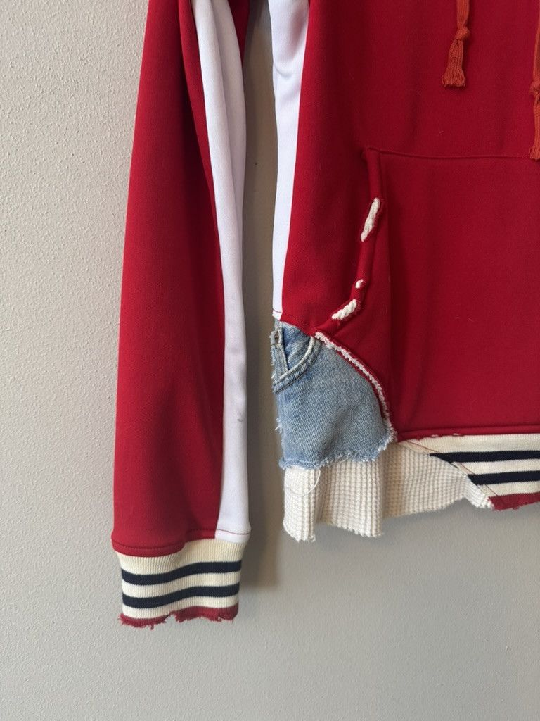 Greg Lauren Red Borg Hoodie Size US S / EU 44-46 / 1 - 2 Thumbnail