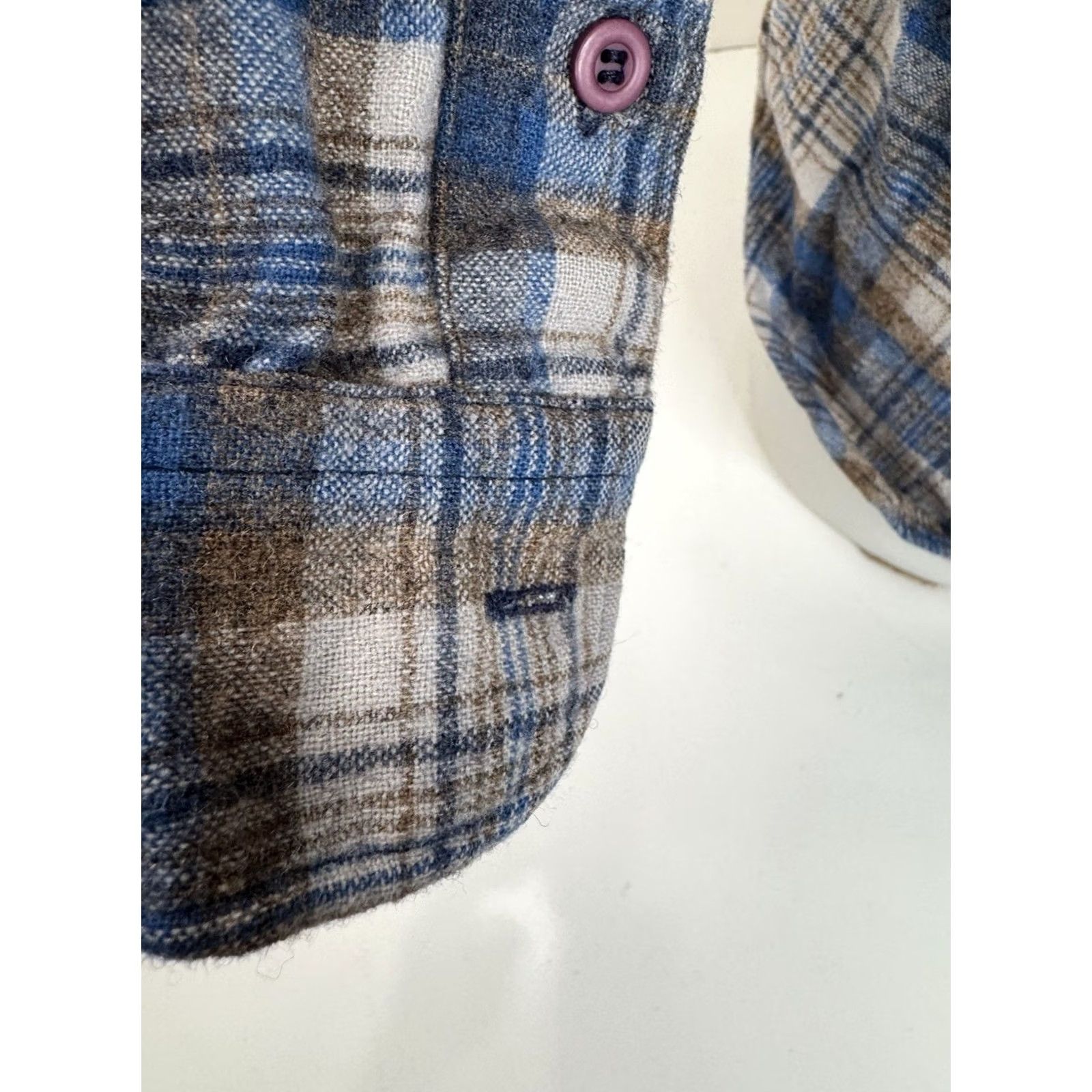 Pendleton Pendleton WOOL ALTERED SHORT SLEEVED Plaid Mens 15.5 MM Shirt Size US M / EU 48-50 / 2 - 4 Thumbnail
