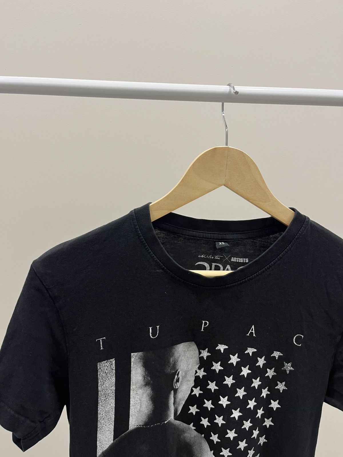 Rap Tees Vintage 2Pac Tupac Shakur Rap Tee Rare Streetwear aop faded Size US XS / EU 42 / 0 - 2 Thumbnail