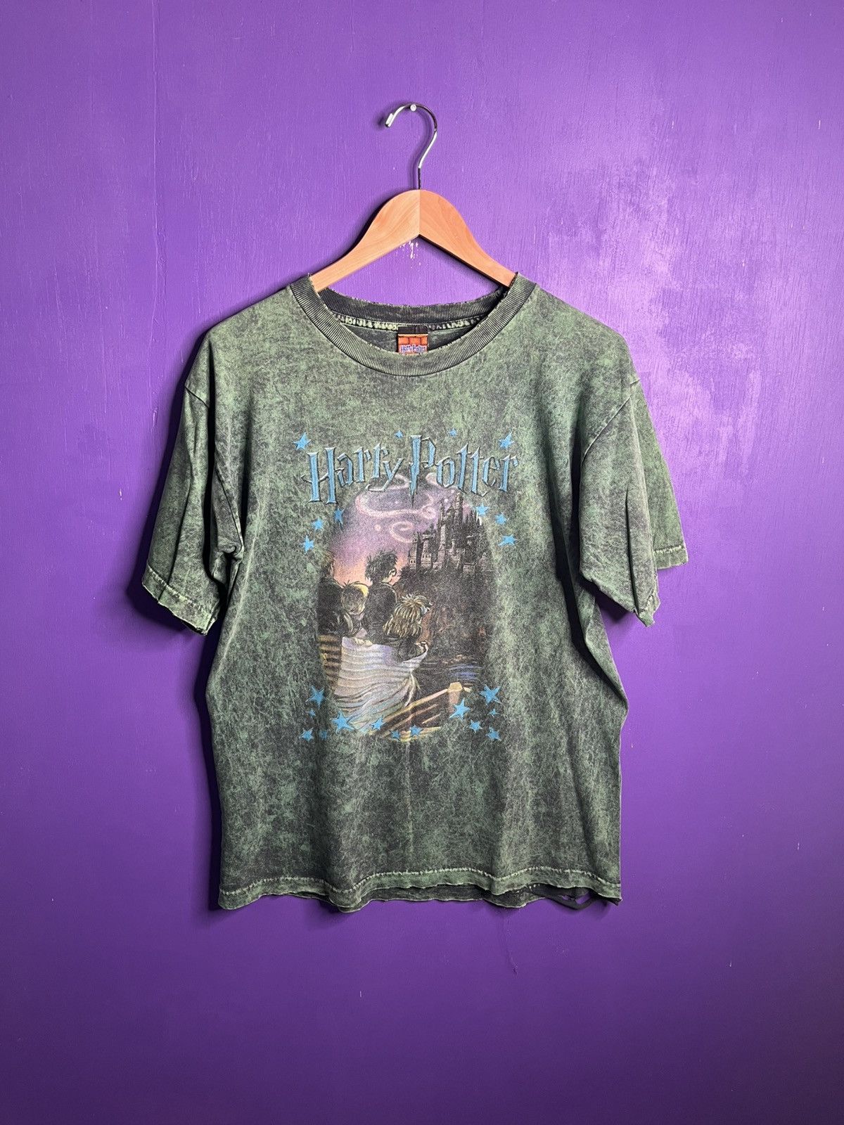 Vintage Vintage Harry Potter hogwarts tie dye tee Size US L / EU 52-54 / 3 - 1 Thumbnail