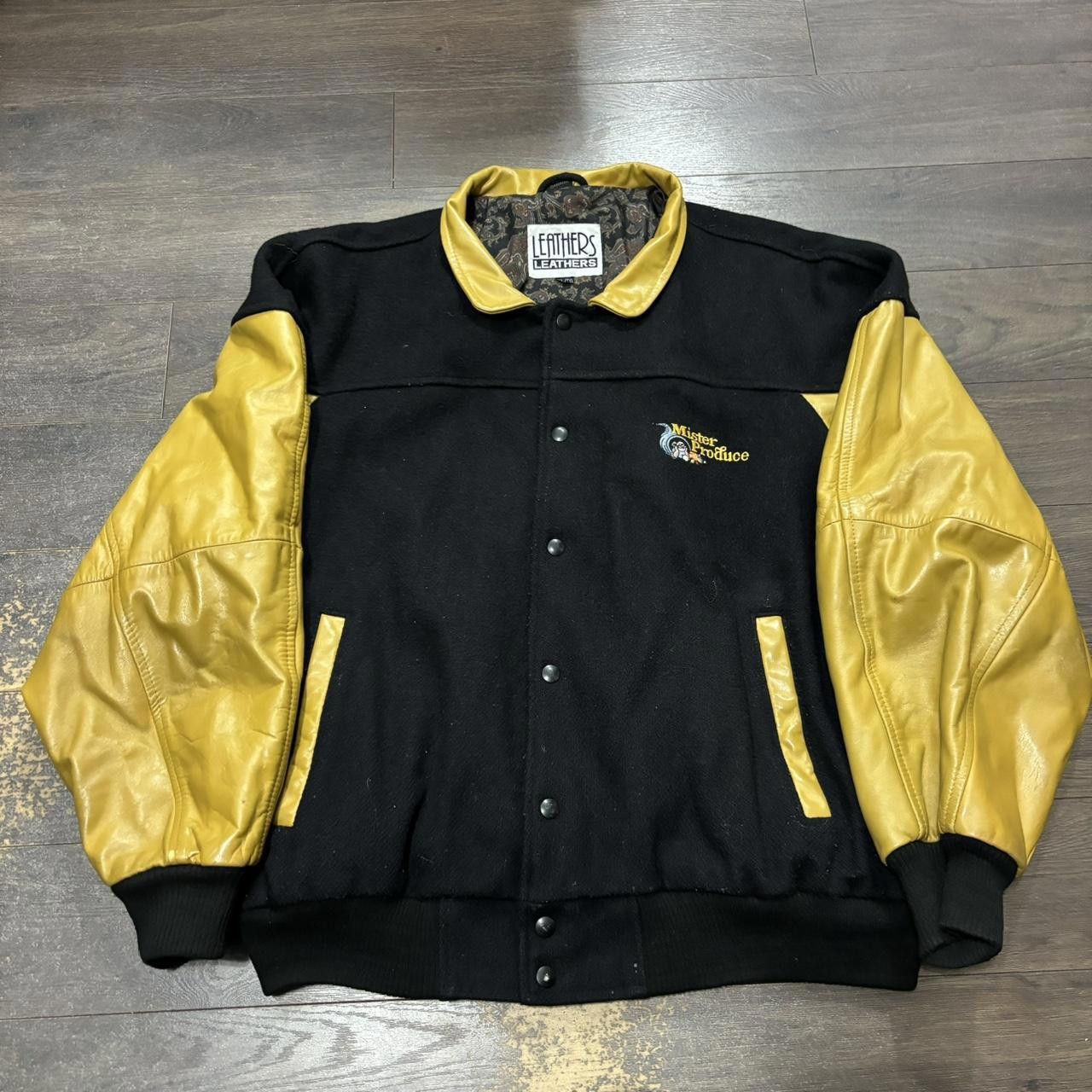 Designer vintage Mr produce club esquire varsity jacket 90s XL Size US XL / EU 56 / 4 - 2 Thumbnail