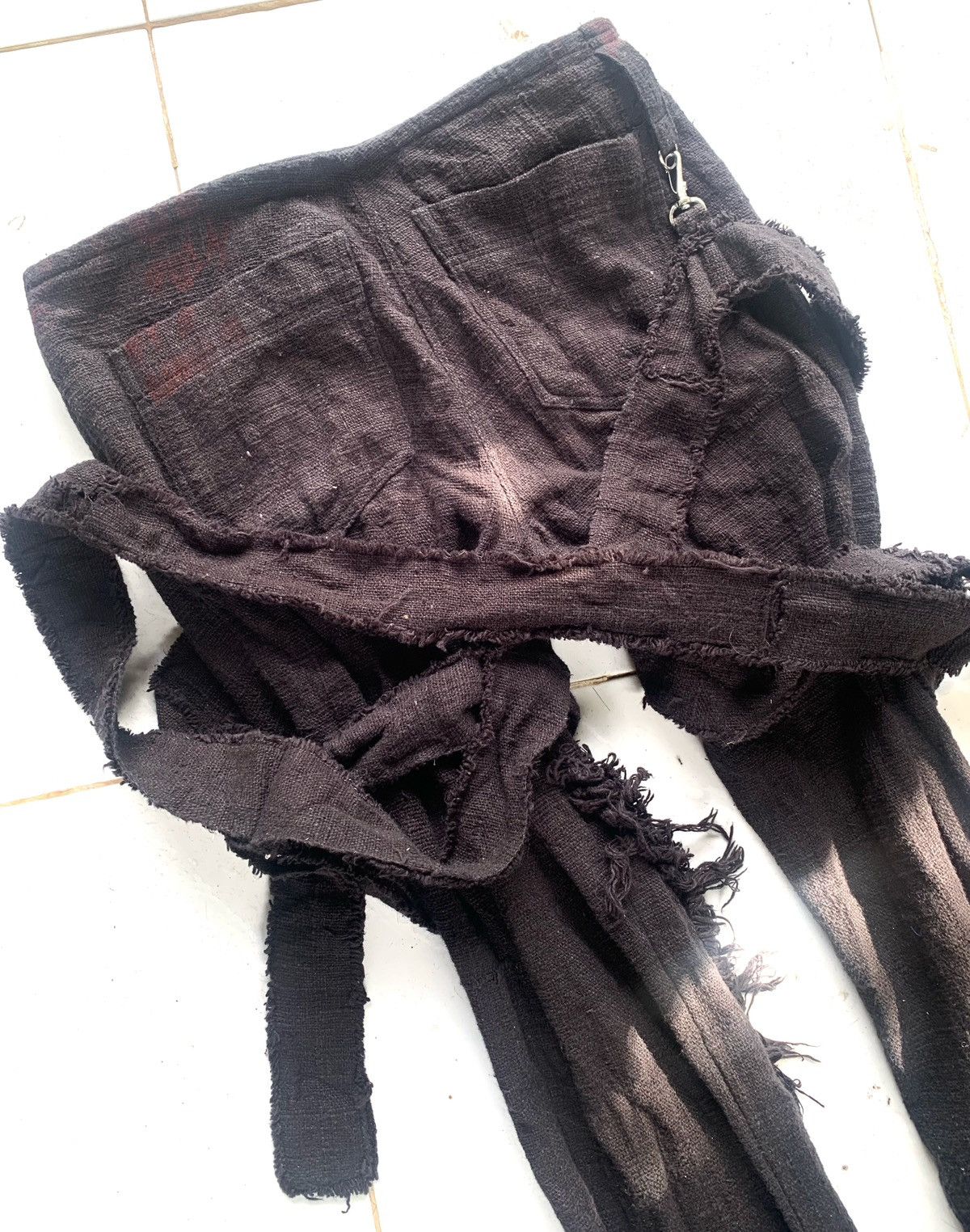 Seditionaries × Vintage Remake Distressed Flare Pants .. Size 29" - 5 Thumbnail