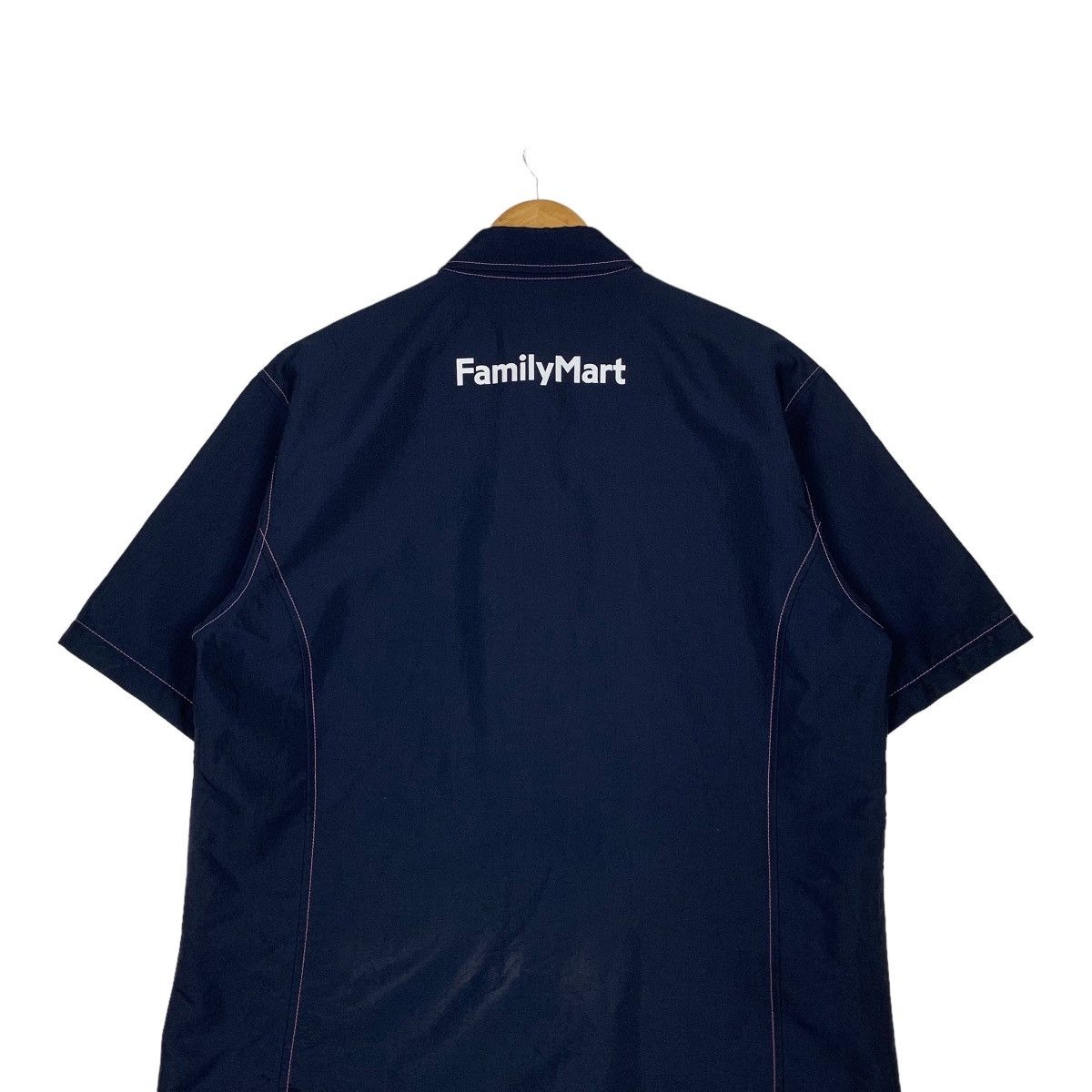 Vintage FAMILY MART Short Sleeve Work Uniform Jacket #1040-C47 Size US L / EU 52-54 / 3 - 8 Thumbnail