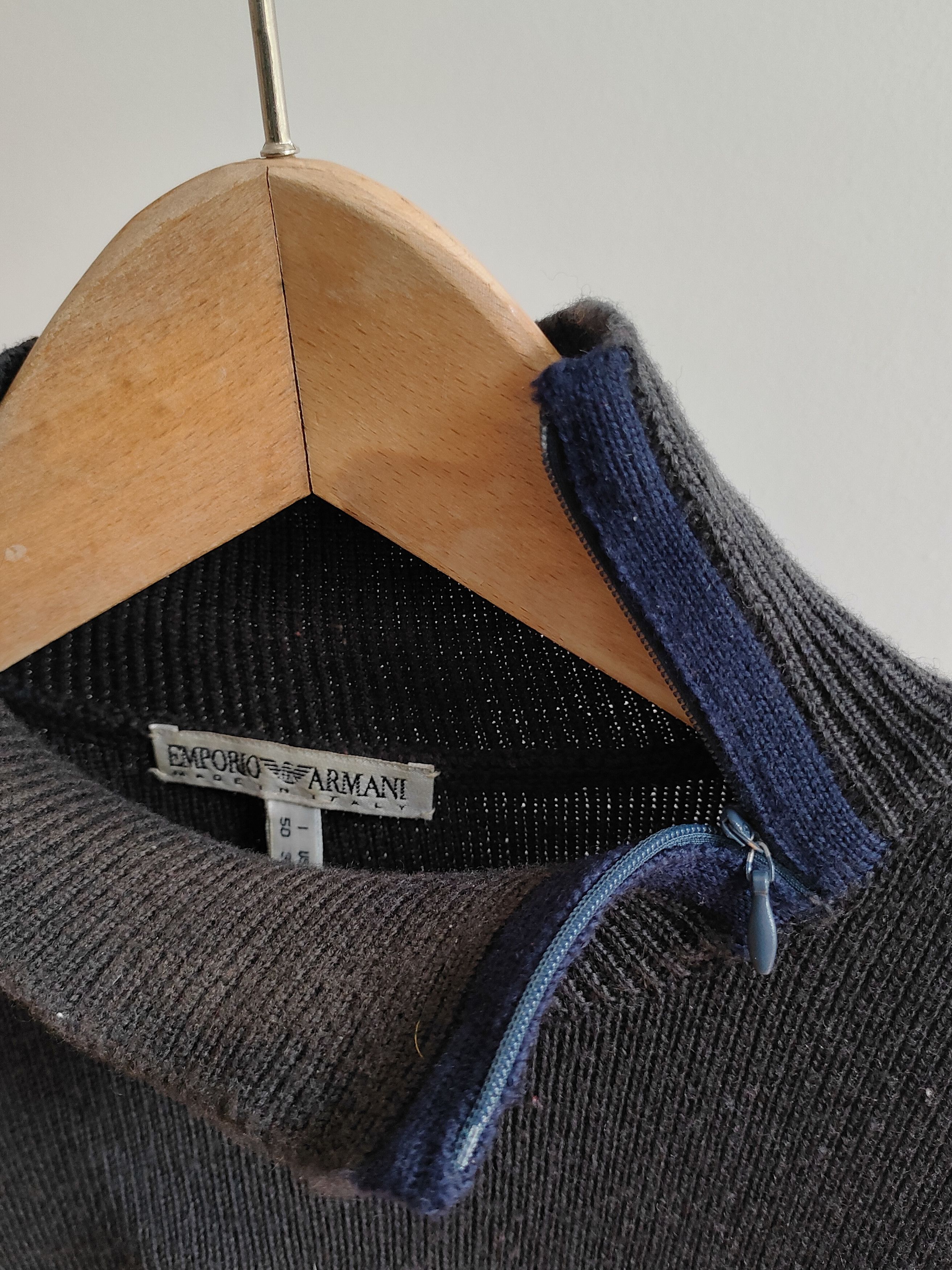 Emporio Armani 90s Vintage Emporio Armani Turtleneck Sweater Size US L / EU 52-54 / 3 - 2 Thumbnail