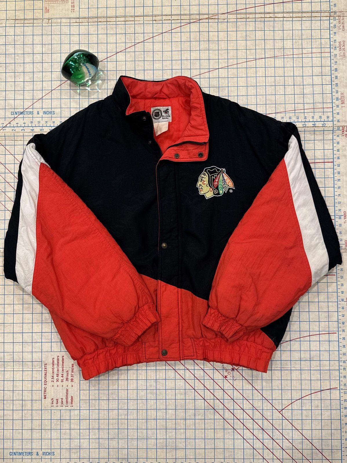 NHL Vintage Chicago Blackhawks NHL Ravens Athletics Jacket XLFit Size US XL / EU 56 / 4 - 5 Thumbnail