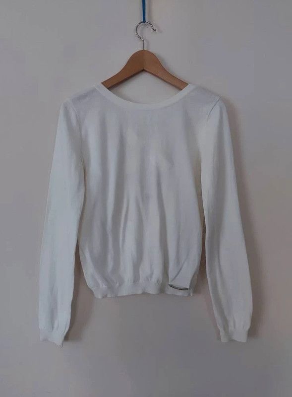 Moschino Moschino white jumper vintage M Size M / US 6-8 / IT 42-44 - 5 Thumbnail